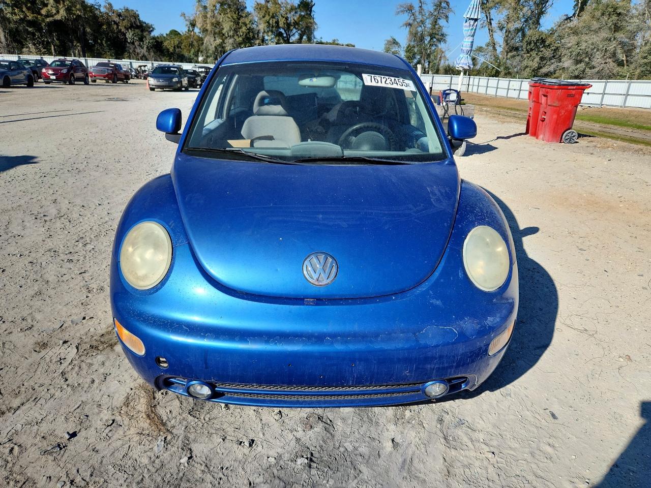 1998 Volkswagen New Beetle Blue vin: 3VWBB61C6WM017936