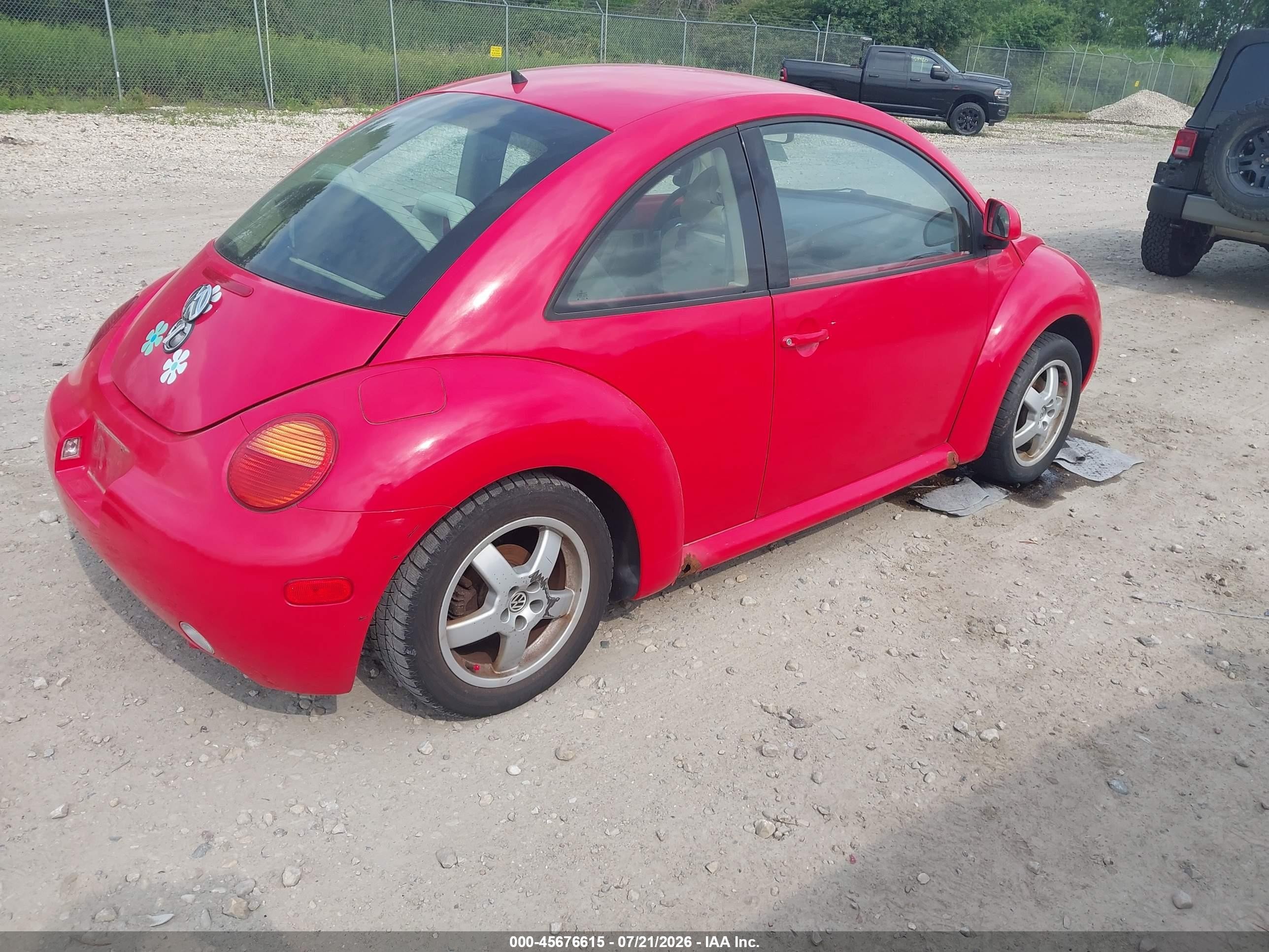 1998 Volkswagen New Beetle   Красный vin: 3VWBB61C6WM050127