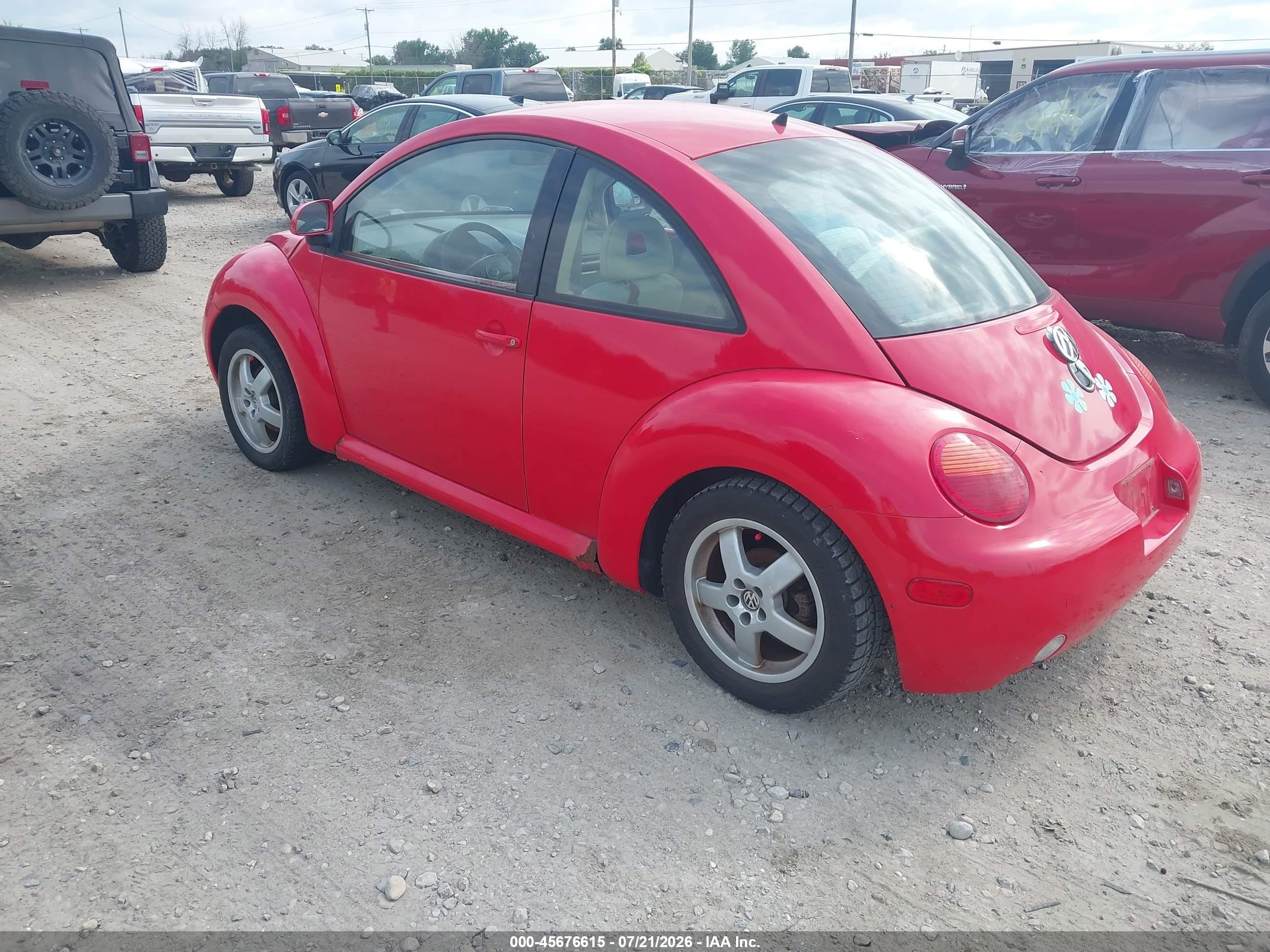 1998 Volkswagen New Beetle   Красный vin: 3VWBB61C6WM050127