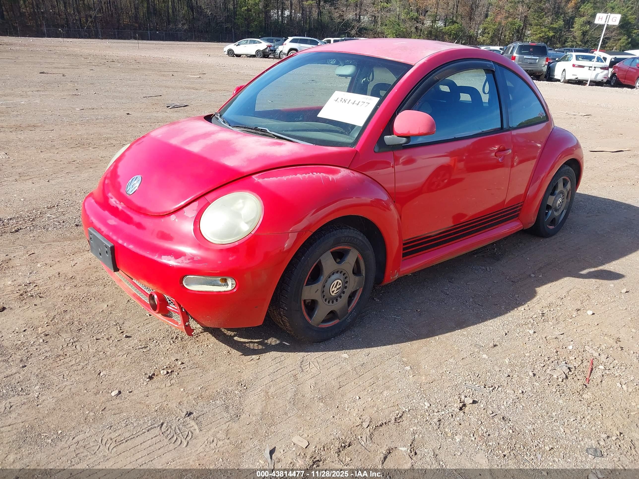 1998 Volkswagen New Beetle   Красный vin: 3VWBB61C7WM024264
