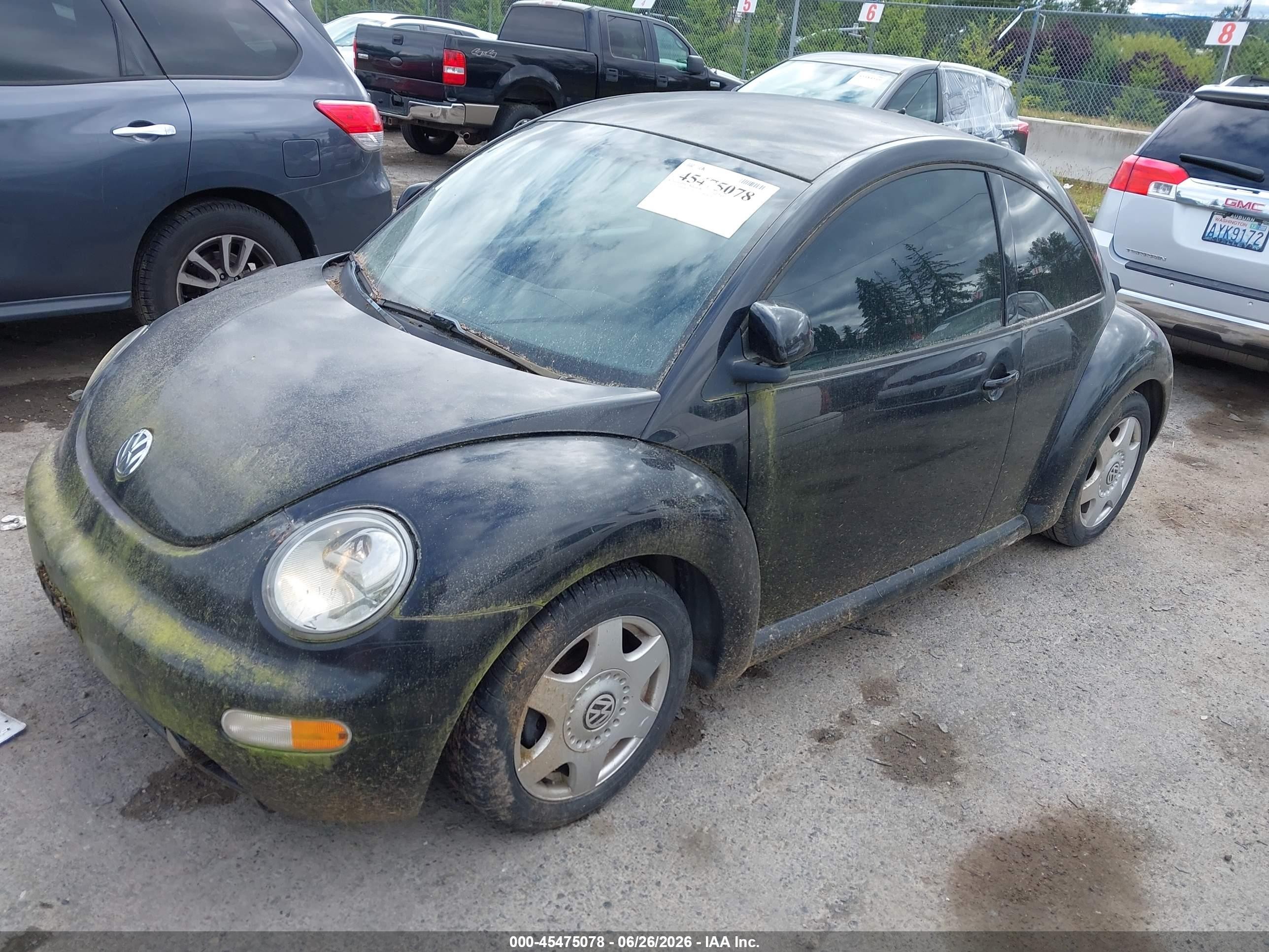 1998 Volkswagen New Beetle   Черный vin: 3VWBB61CXWM012223