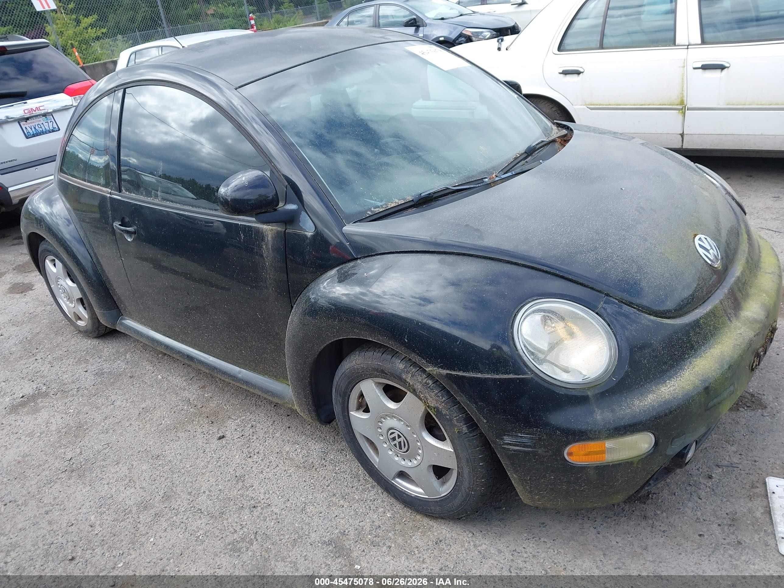 1998 Volkswagen New Beetle   Черный vin: 3VWBB61CXWM012223