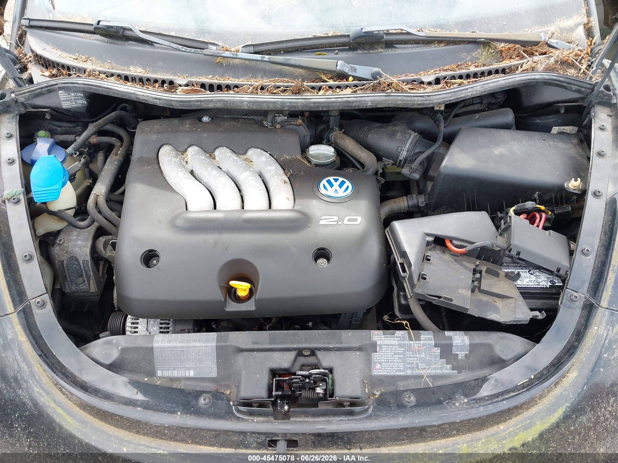 1998 Volkswagen New Beetle   Черный vin: 3VWBB61CXWM012223