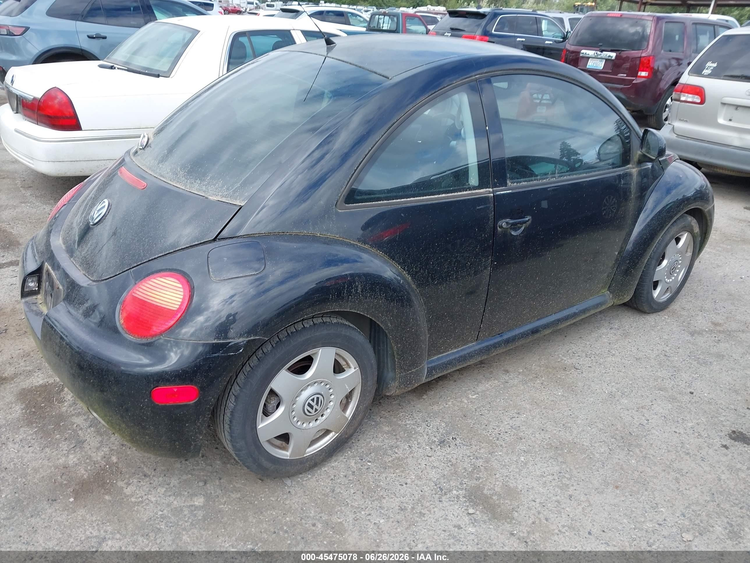 1998 Volkswagen New Beetle   Черный vin: 3VWBB61CXWM012223