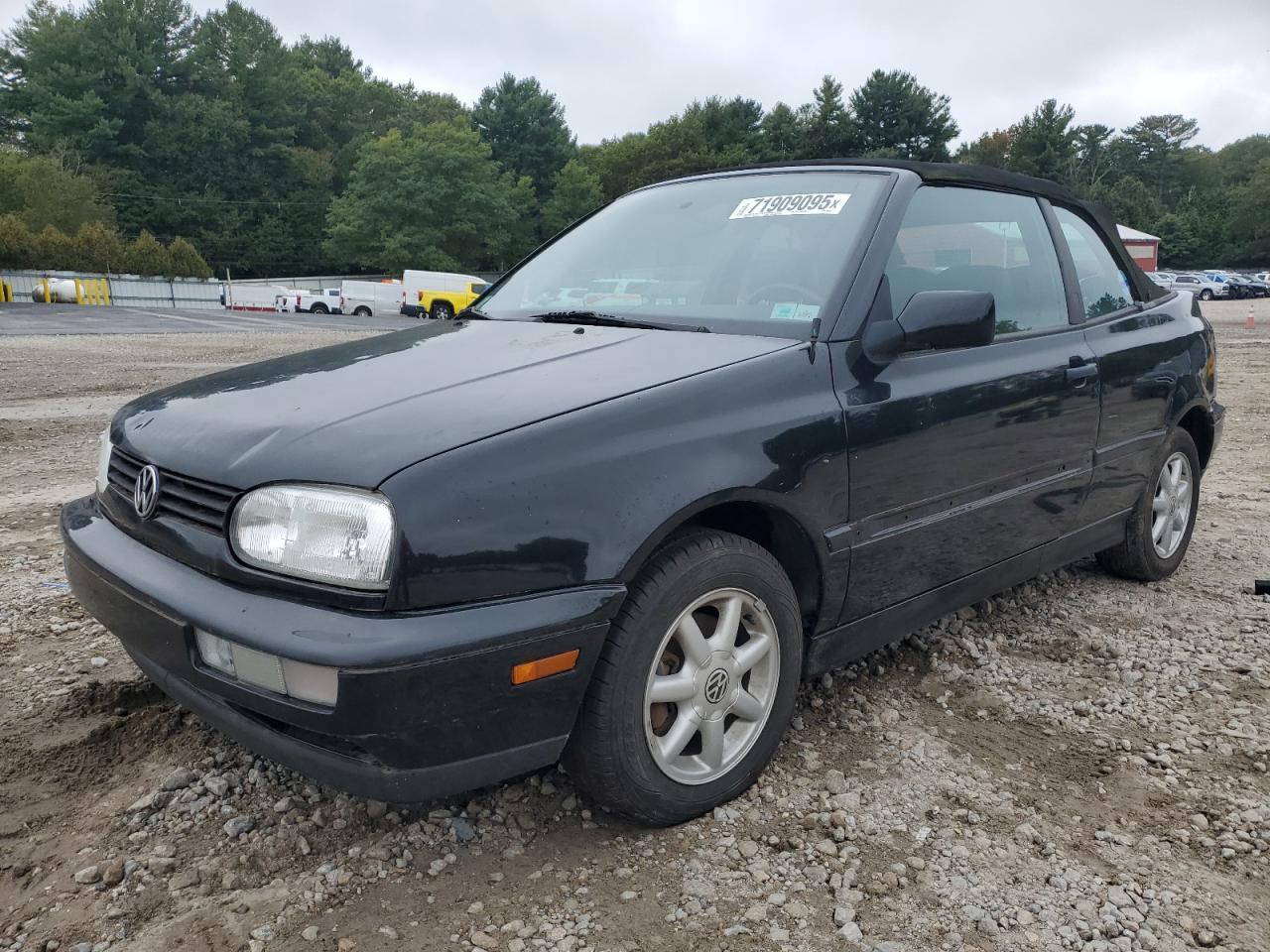 1998 Volkswagen Cabrio Gls Black vin: 3VWBB81E3WM812956