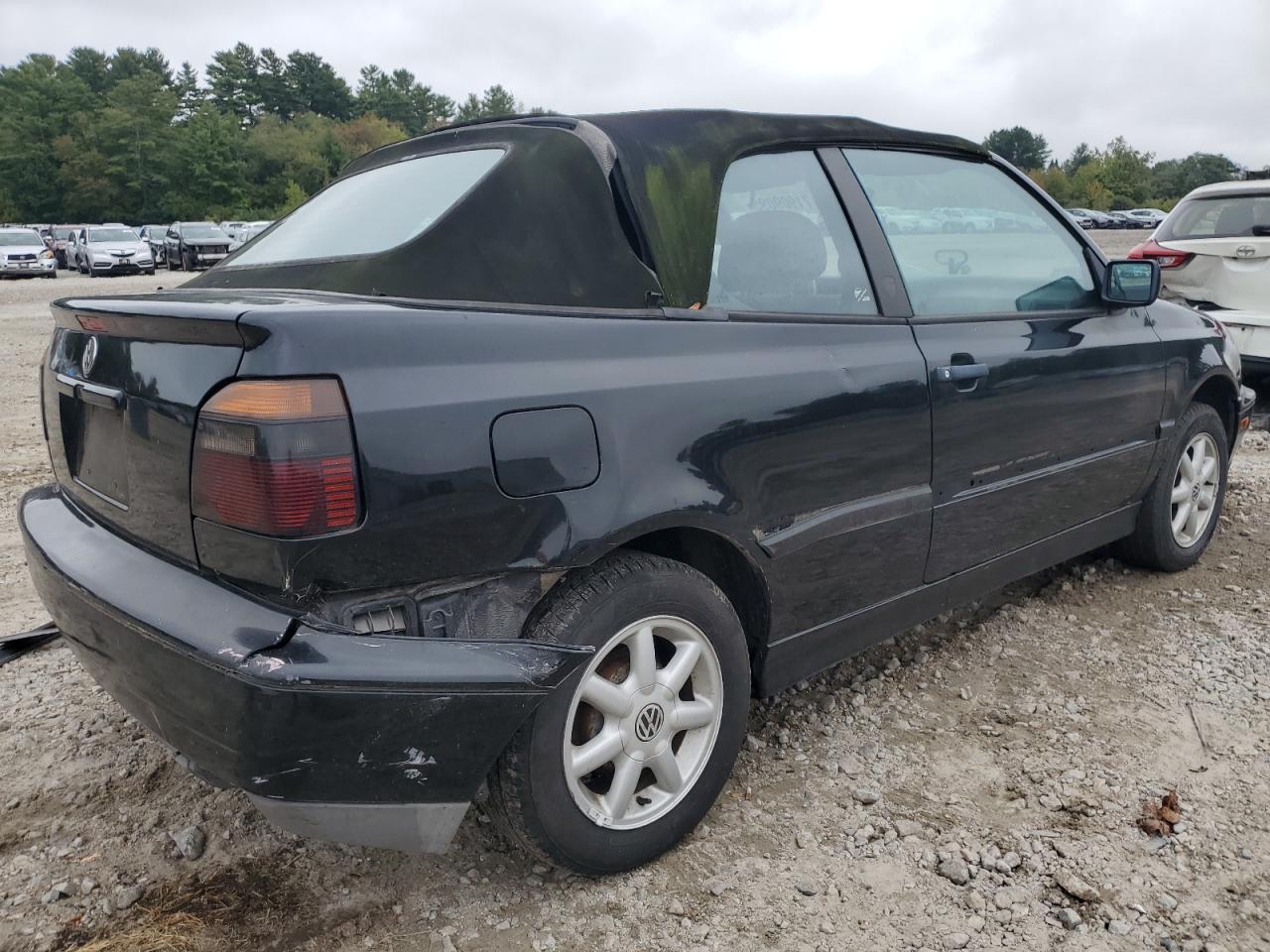 1998 Volkswagen Cabrio Gls Black vin: 3VWBB81E3WM812956