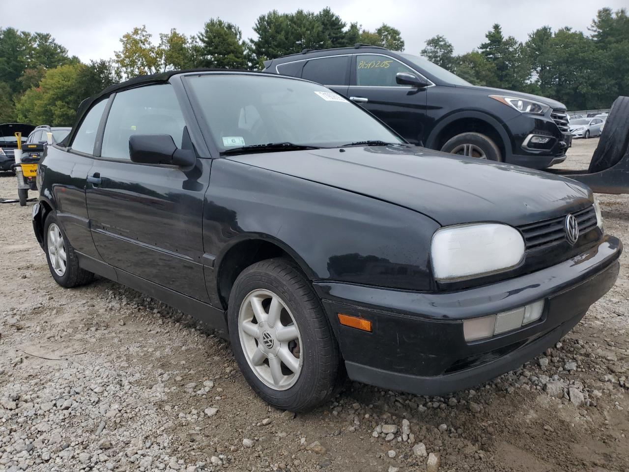 1998 Volkswagen Cabrio Gls Black vin: 3VWBB81E3WM812956