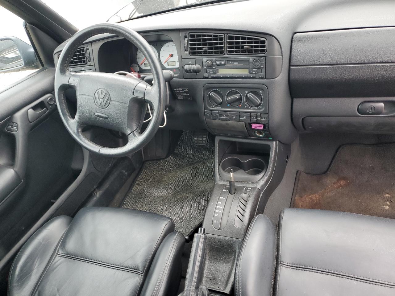 1998 Volkswagen Cabrio Gls Black vin: 3VWBB81E3WM812956