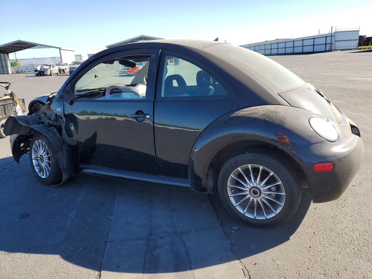 1999 Volkswagen New Beetle Gl Black vin: 3VWBC21C5XM443513