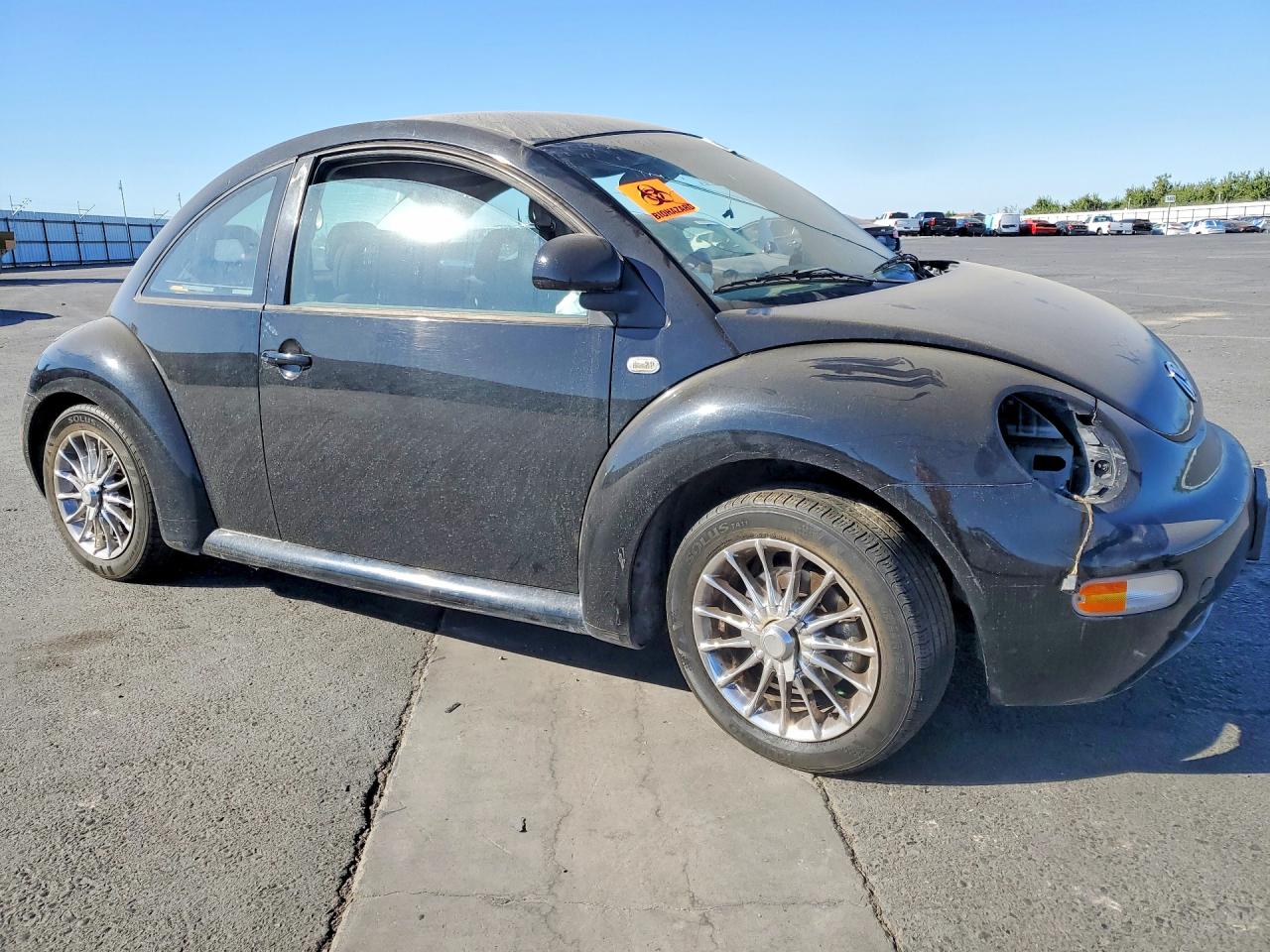 1999 Volkswagen New Beetle Gl Black vin: 3VWBC21C5XM443513