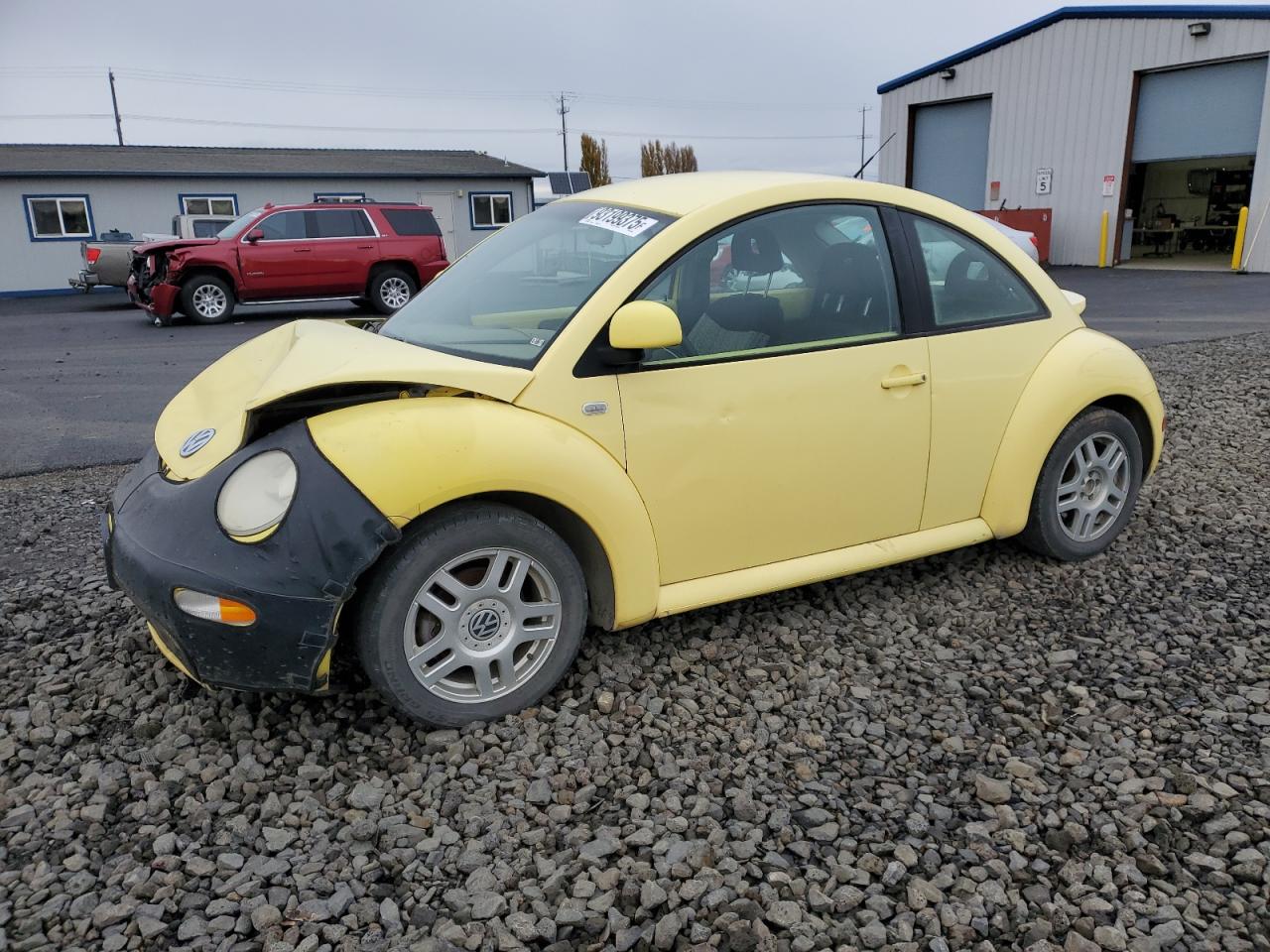 1999 Volkswagen New Beetle Gl Yellow vin: 3VWBC21C6XM420564