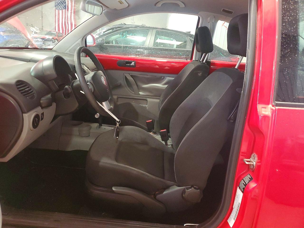 1999 Volkswagen New Beetle Gl Red vin: 3VWBC21C8XM427354
