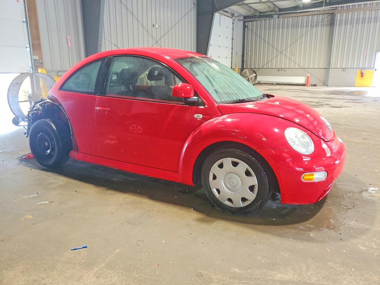 1999 Volkswagen New Beetle Gl Red vin: 3VWBC21C8XM427354
