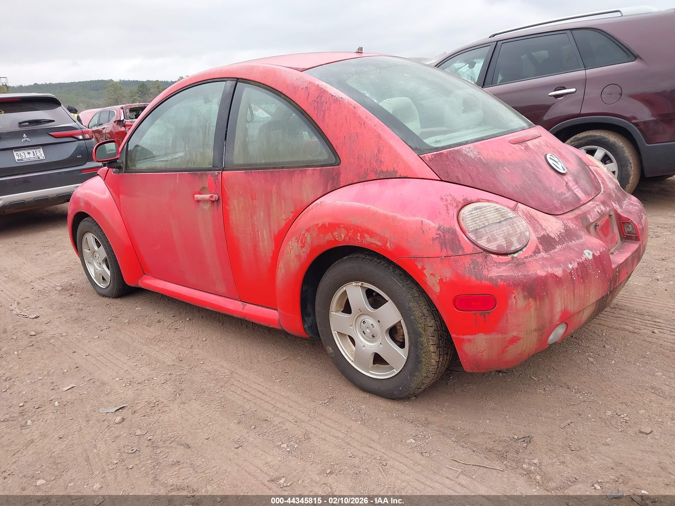 1998 Volkswagen New Beetle Tdi Красный vin: 3VWBF61C0WM040472