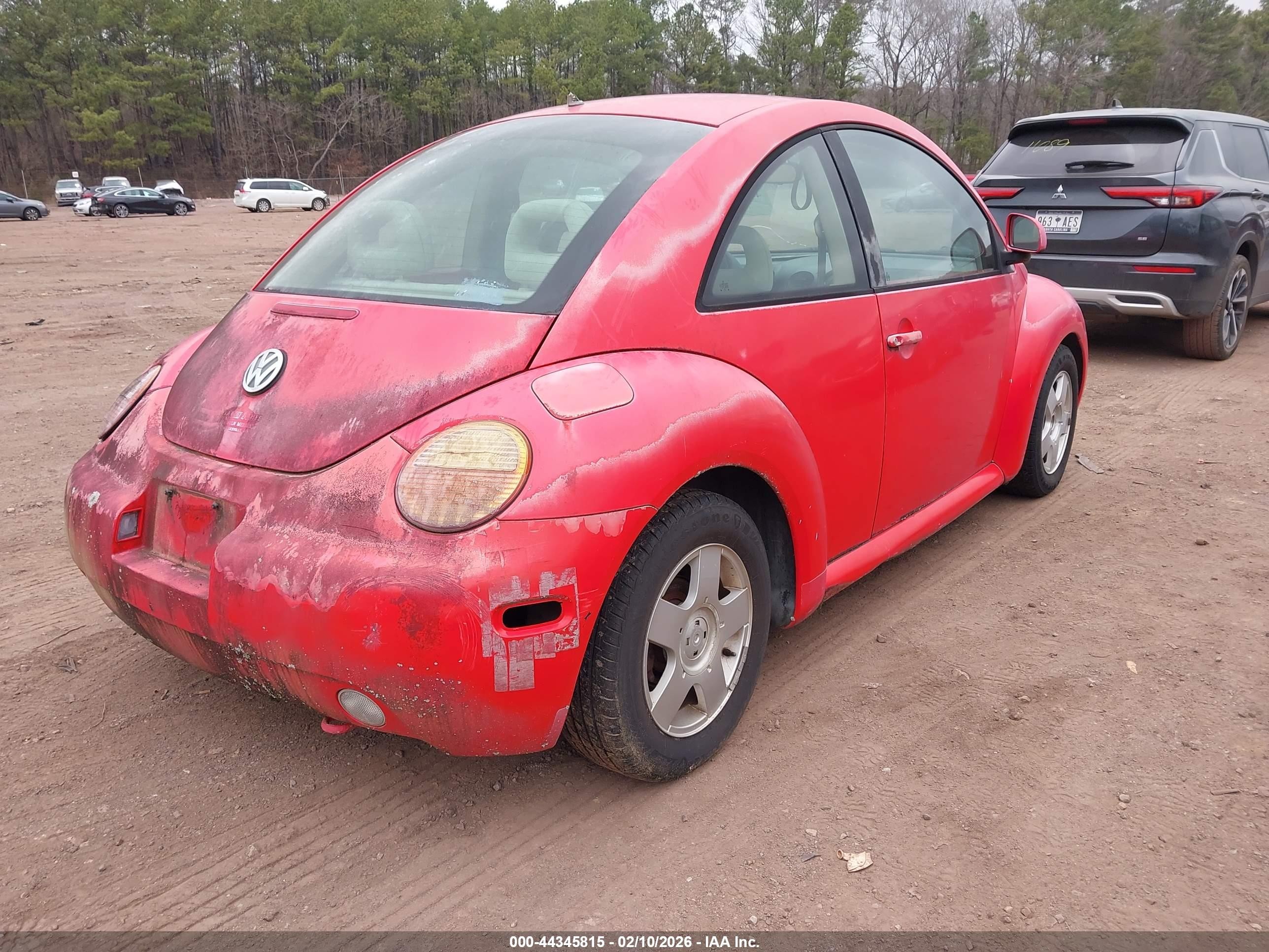 1998 Volkswagen New Beetle Tdi Красный vin: 3VWBF61C0WM040472