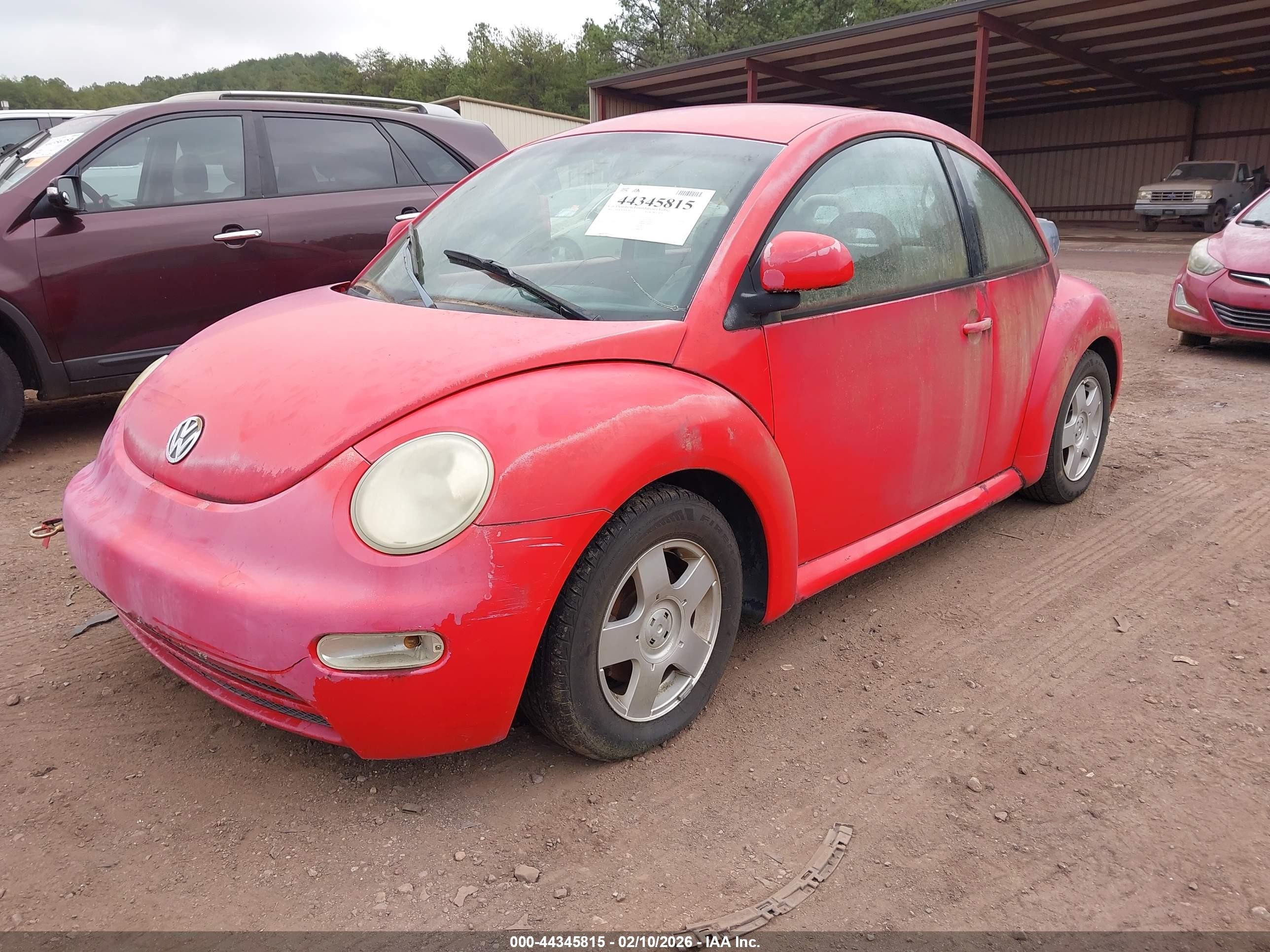 1998 Volkswagen New Beetle Tdi Красный vin: 3VWBF61C0WM040472