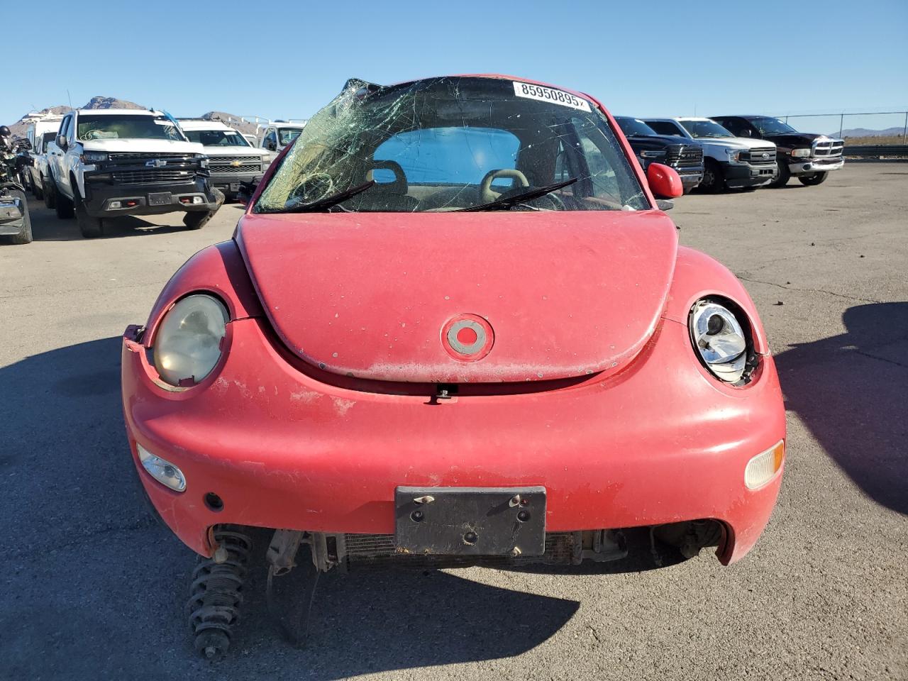 1998 Volkswagen New Beetle Tdi Red vin: 3VWBF61C2WM029649