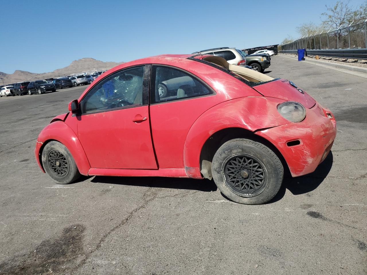 1998 Volkswagen New Beetle Tdi Red vin: 3VWBF61C2WM029649
