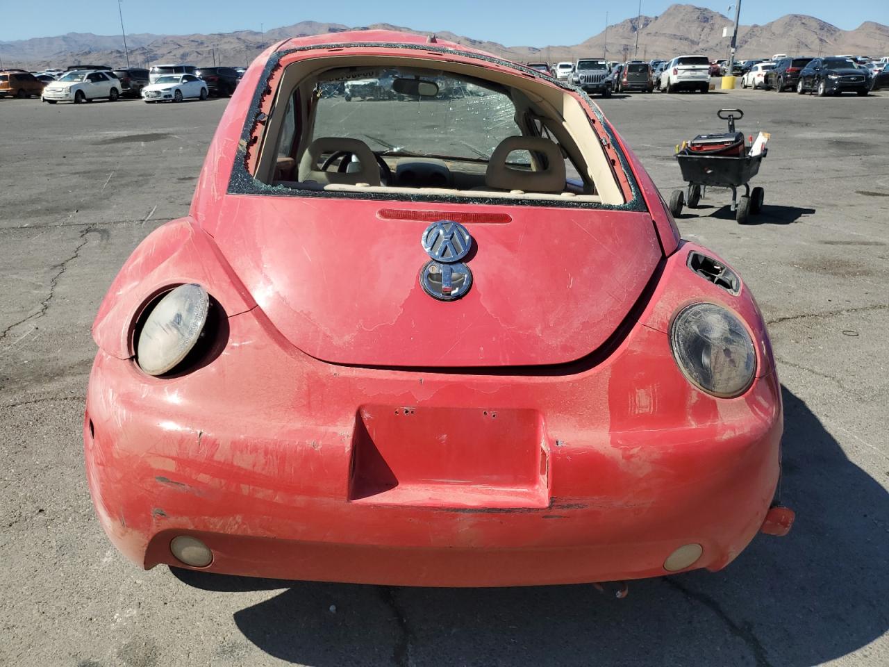 1998 Volkswagen New Beetle Tdi Red vin: 3VWBF61C2WM029649