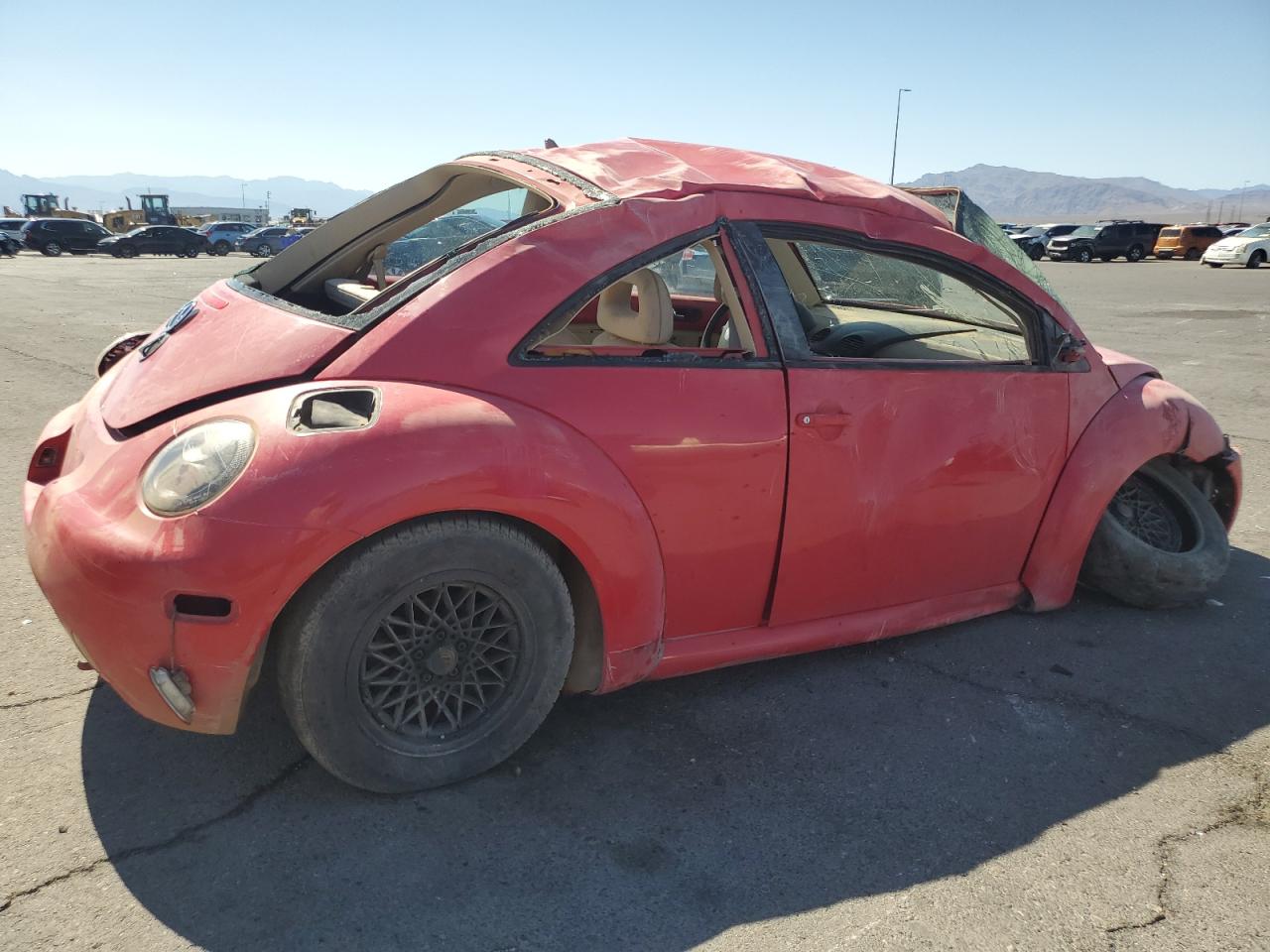 1998 Volkswagen New Beetle Tdi Red vin: 3VWBF61C2WM029649