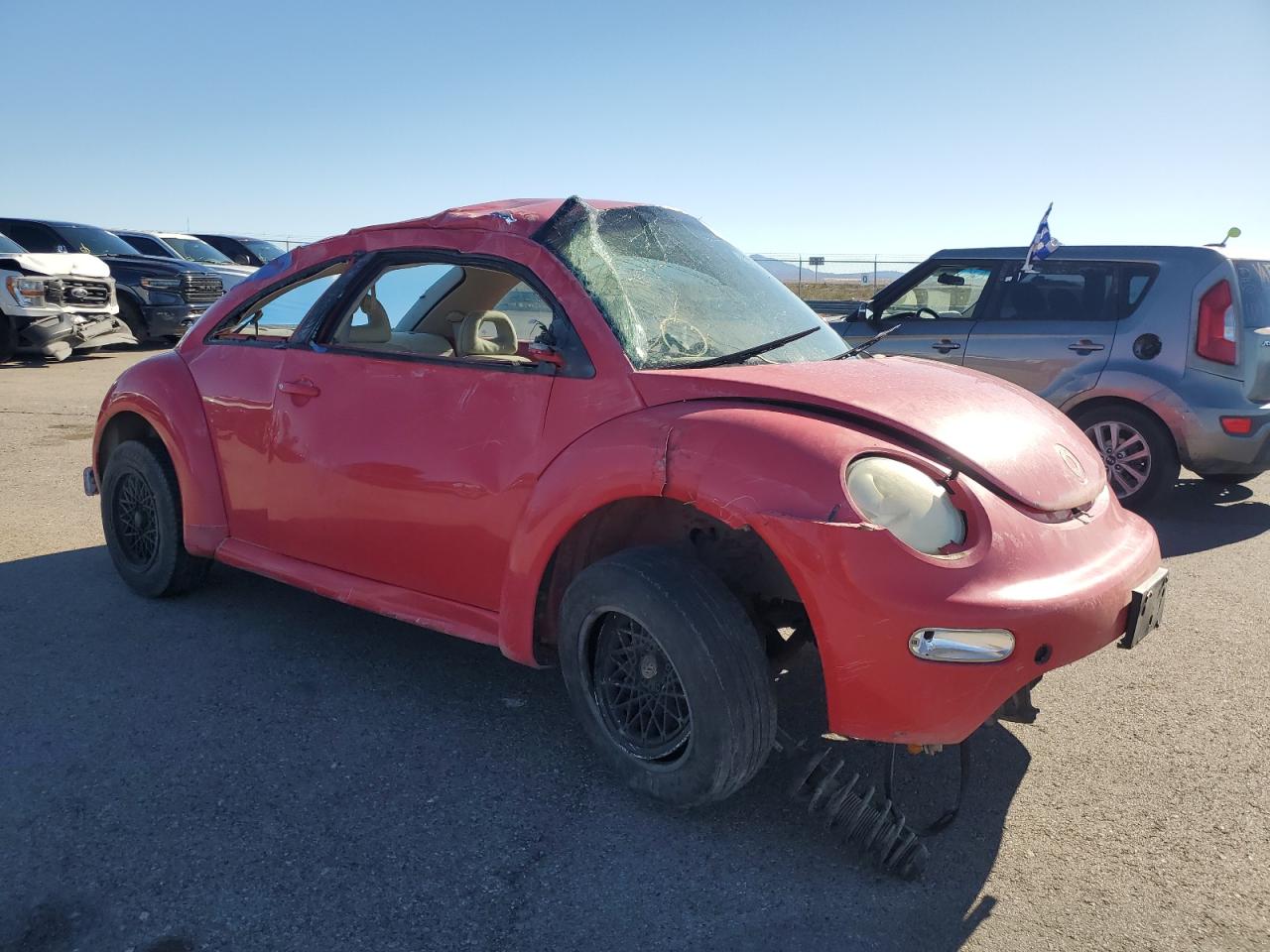 1998 Volkswagen New Beetle Tdi Red vin: 3VWBF61C2WM029649