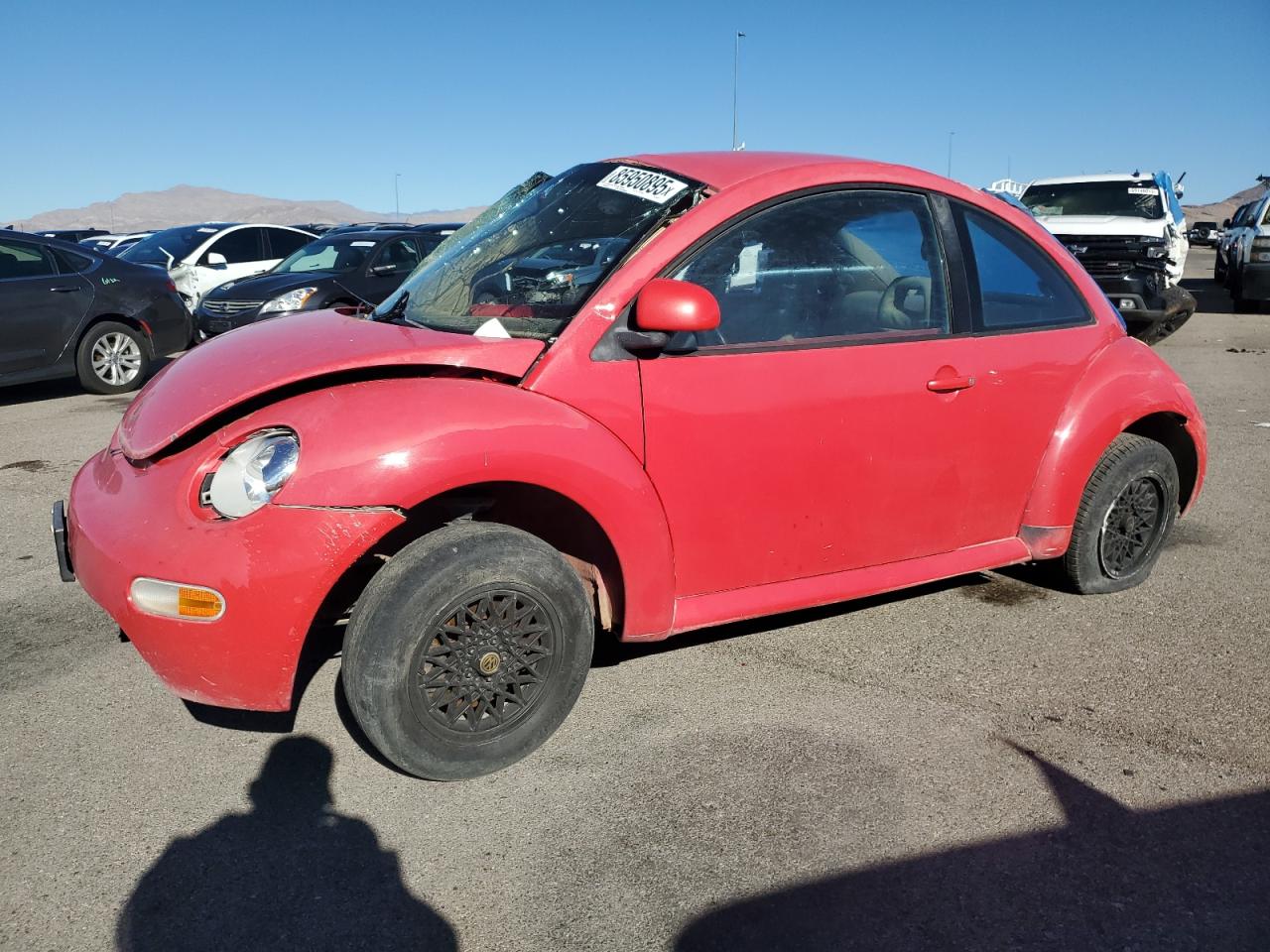 1998 Volkswagen New Beetle Tdi Red vin: 3VWBF61C2WM029649