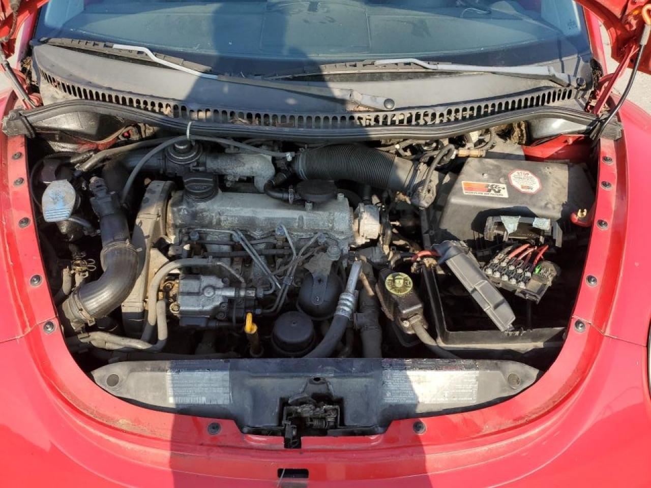1998 Volkswagen New Beetle Tdi Red vin: 3VWBF61C4WM011797