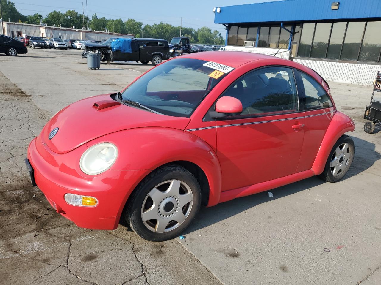 1998 Volkswagen New Beetle Tdi Red vin: 3VWBF61C4WM011797