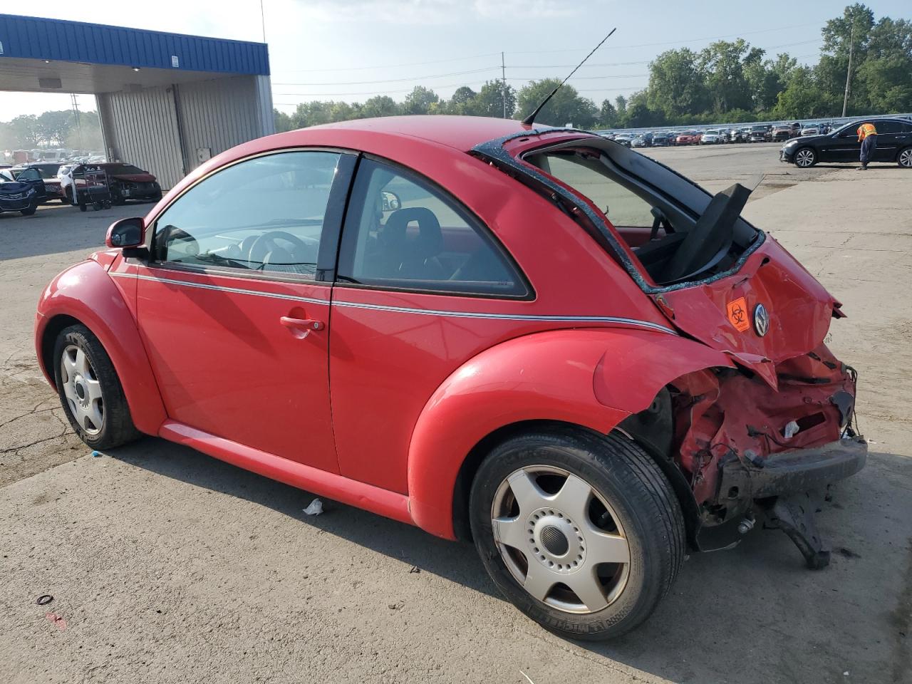 1998 Volkswagen New Beetle Tdi Red vin: 3VWBF61C4WM011797