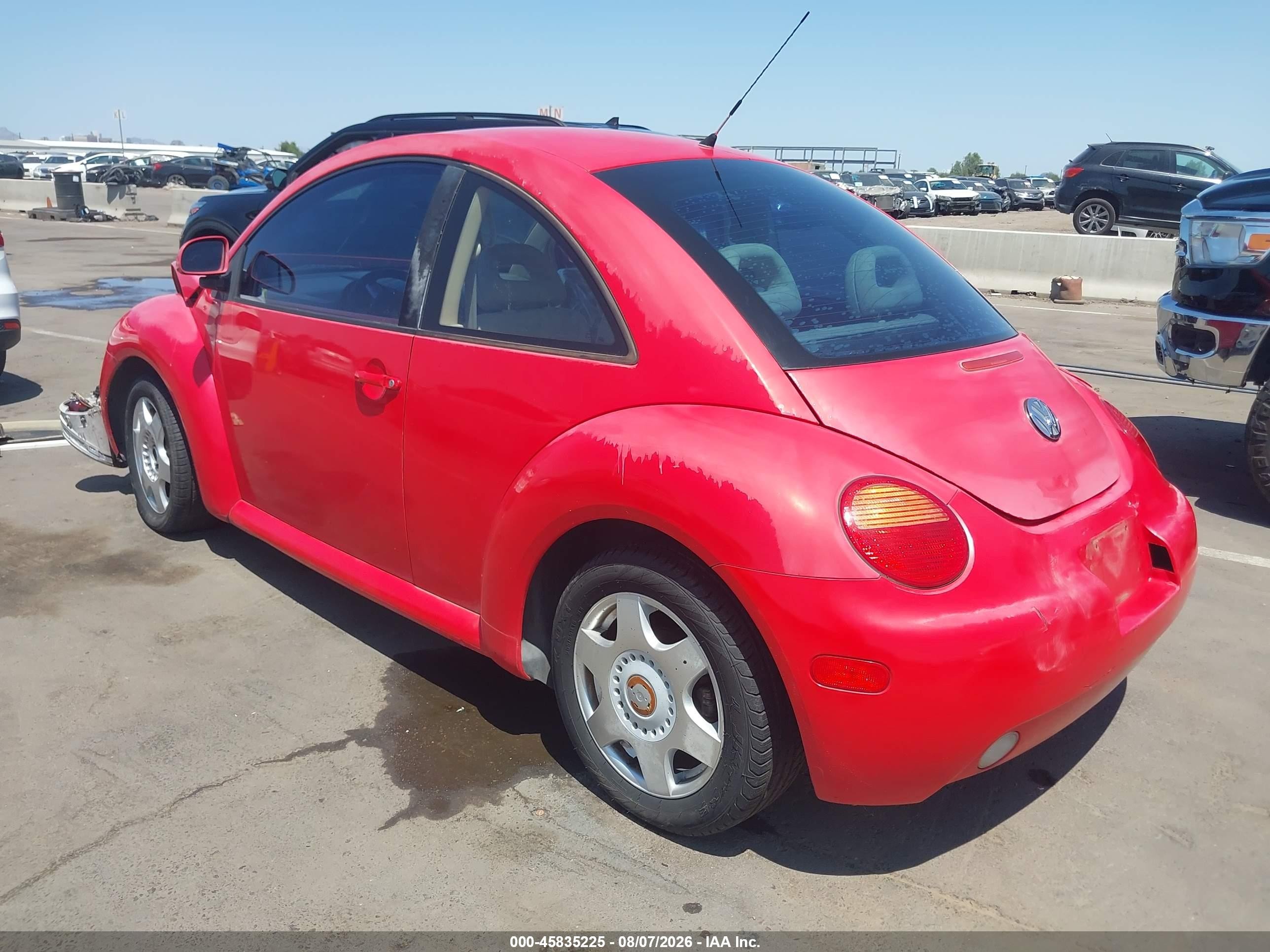 1998 Volkswagen New Beetle Tdi Красный vin: 3VWBF61C6WM010294