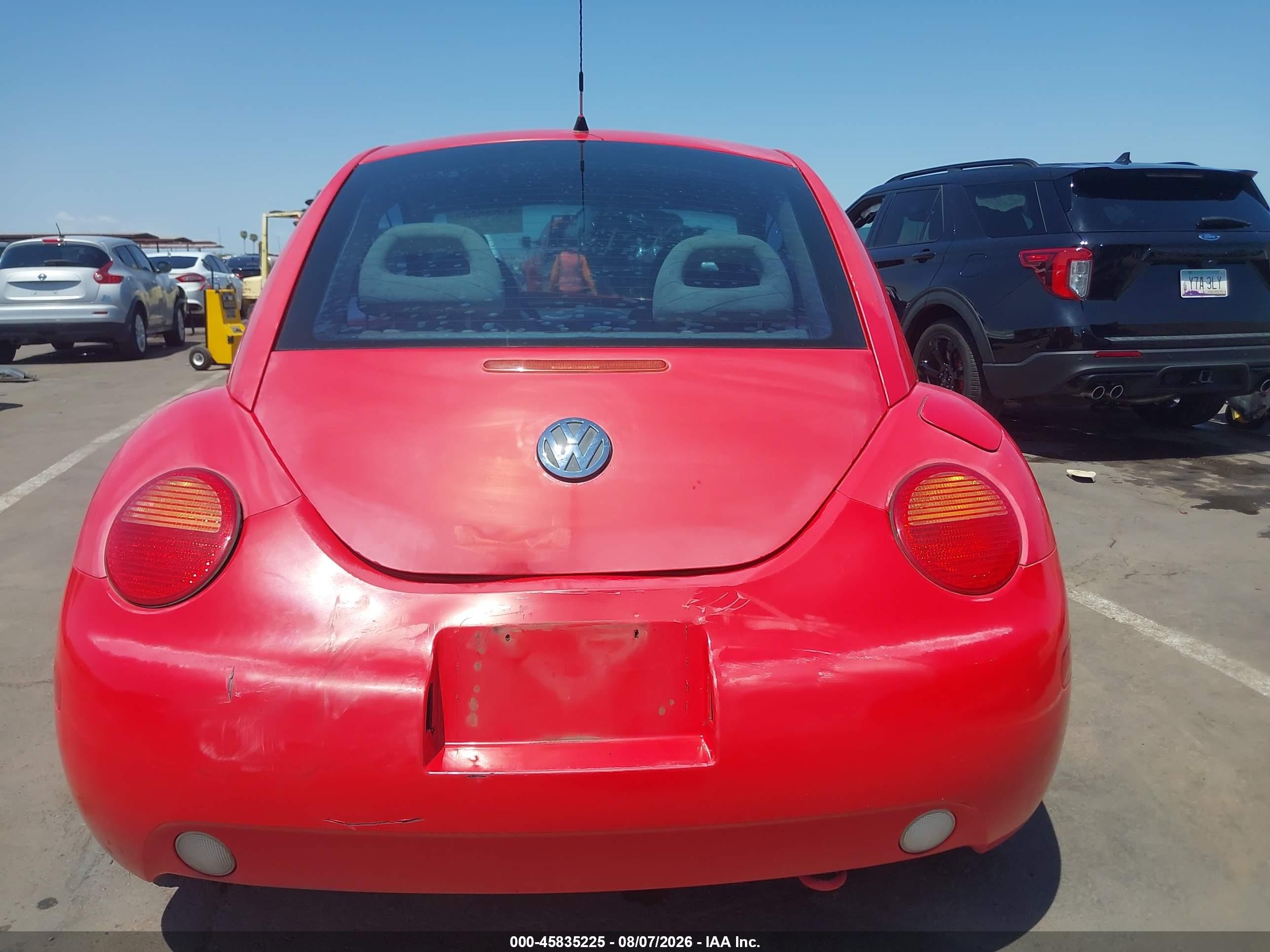 1998 Volkswagen New Beetle Tdi Красный vin: 3VWBF61C6WM010294