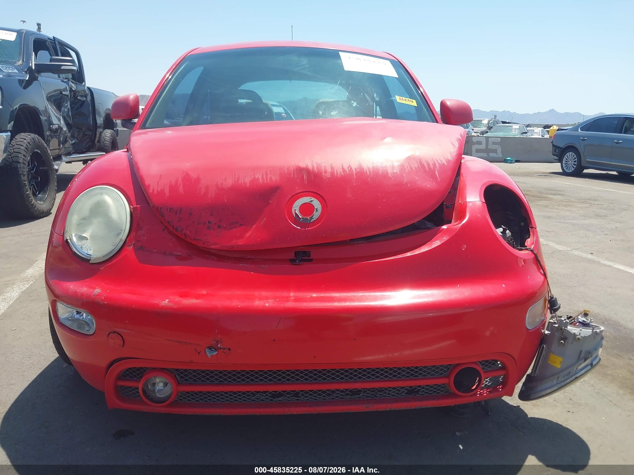 1998 Volkswagen New Beetle Tdi Красный vin: 3VWBF61C6WM010294