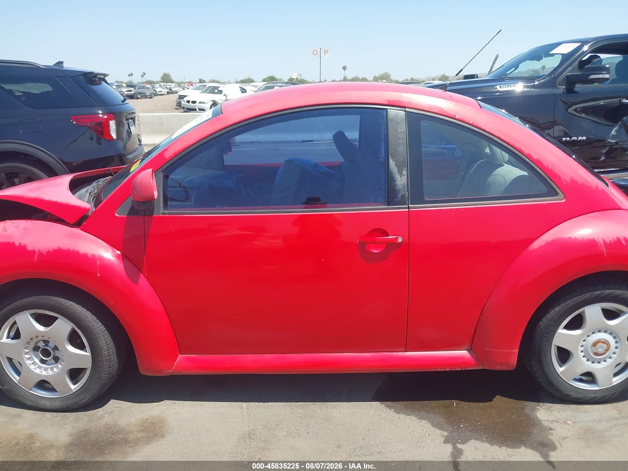 1998 Volkswagen New Beetle Tdi Красный vin: 3VWBF61C6WM010294