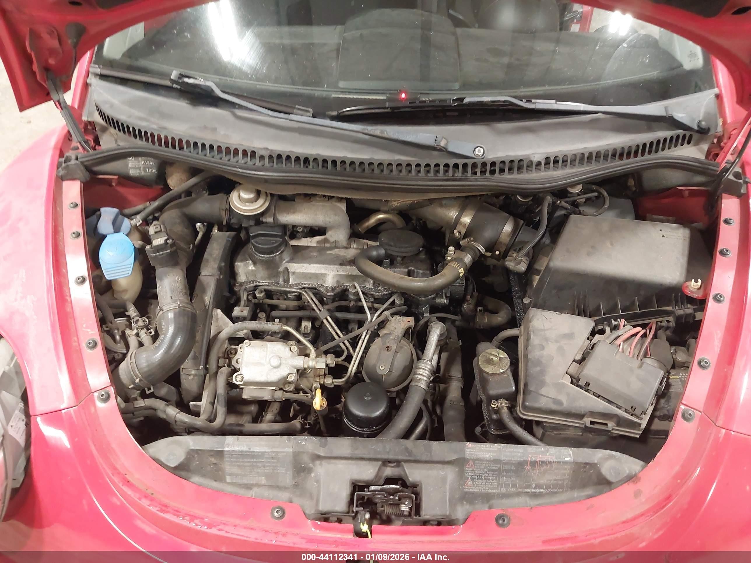 1998 Volkswagen New Beetle Tdi Красный vin: 3VWBF61C6WM019948
