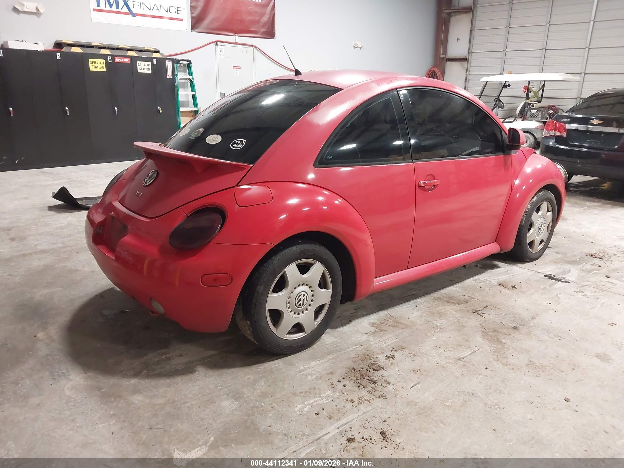 1998 Volkswagen New Beetle Tdi Красный vin: 3VWBF61C6WM019948