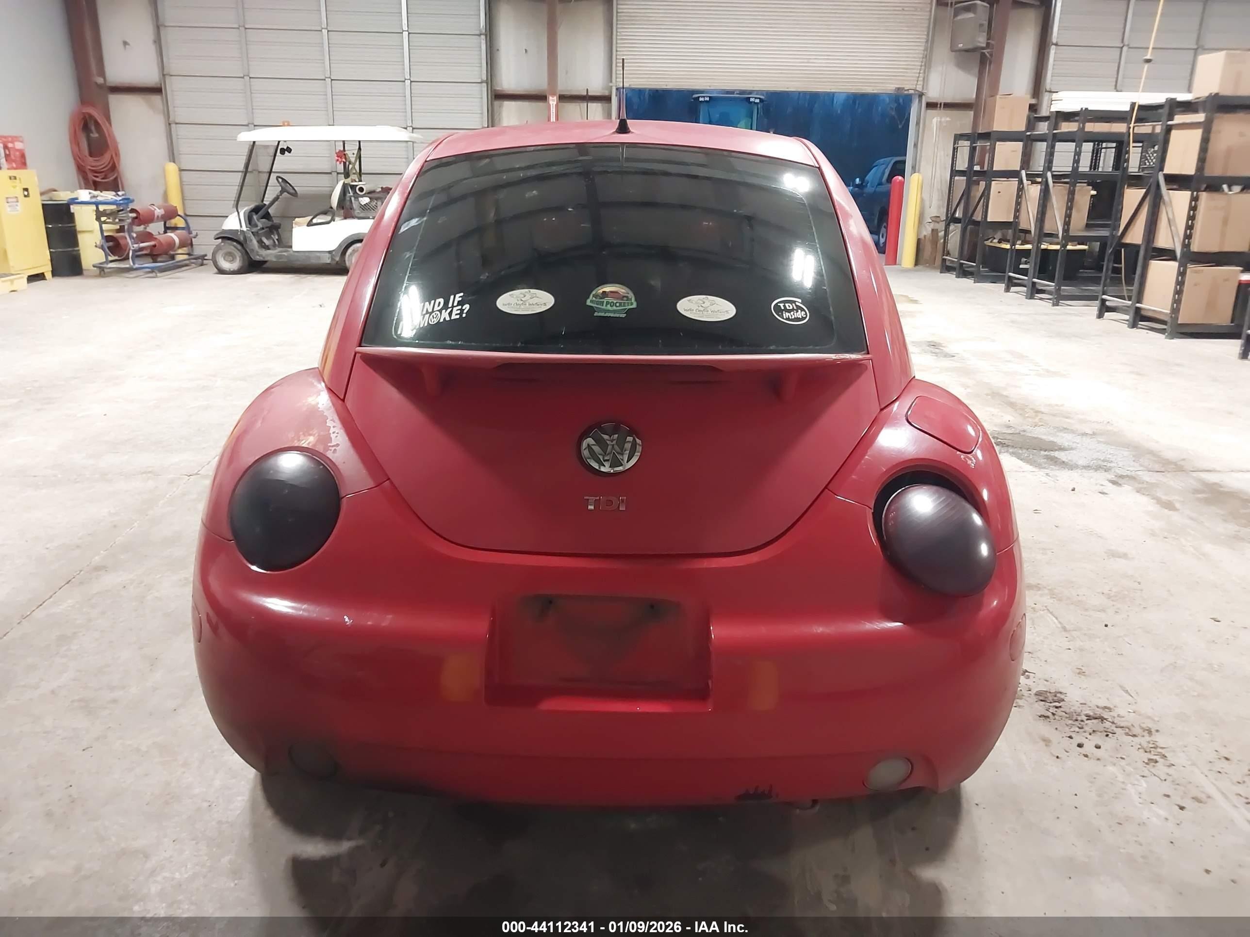 1998 Volkswagen New Beetle Tdi Красный vin: 3VWBF61C6WM019948