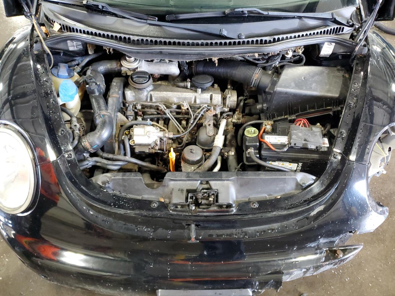 1998 Volkswagen New Beetle Tdi Black vin: 3VWBF61C9WM008717
