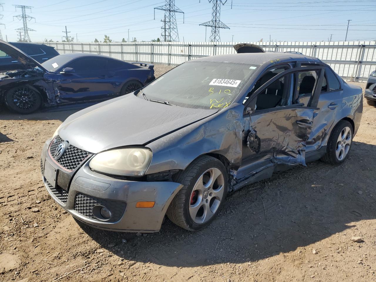2008 Volkswagen Gli Gray vin: 3VWBJ71K18M110723