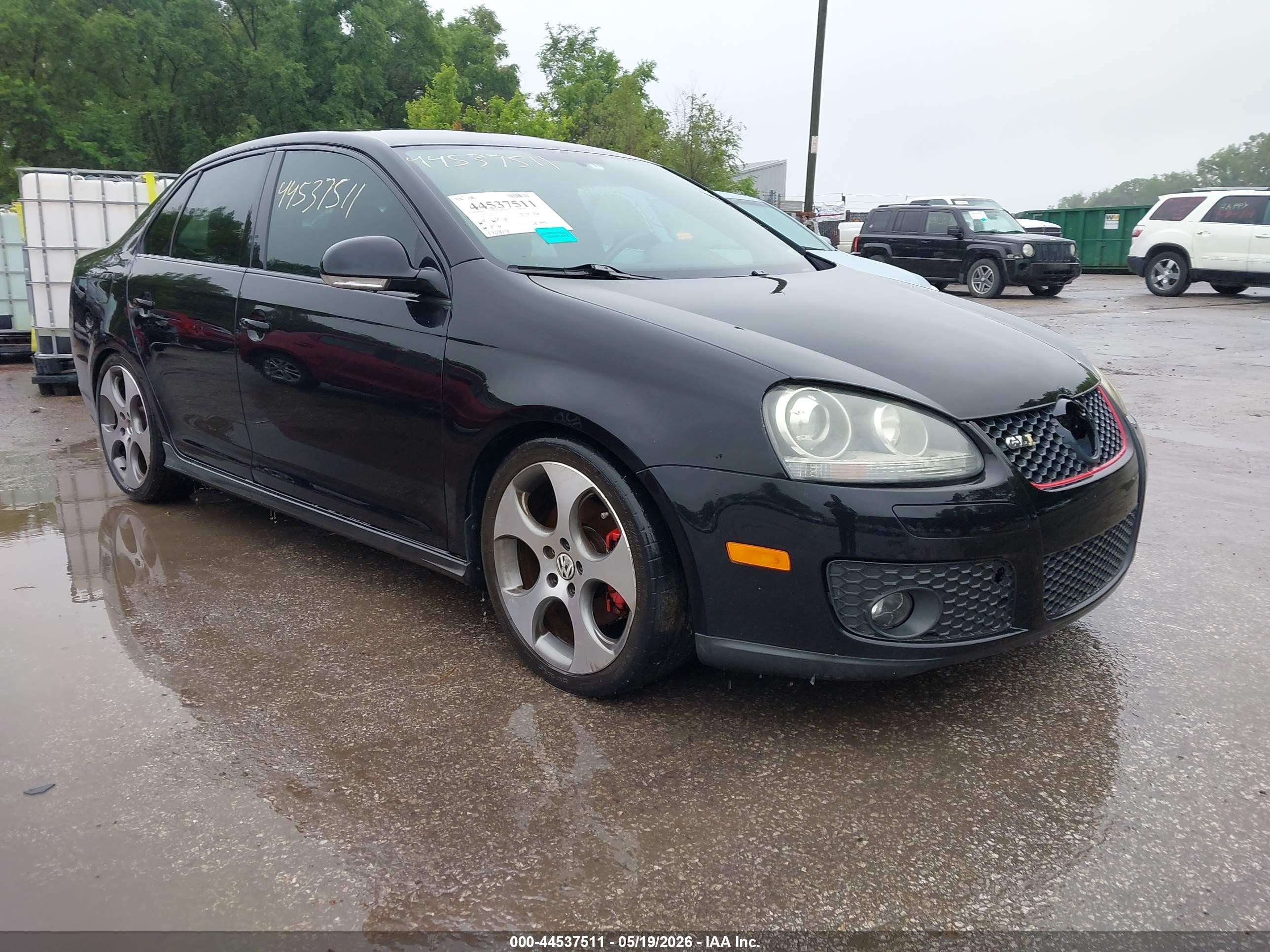 2009 Volkswagen Gli   Black vin: 3VWBJ71K29M076762