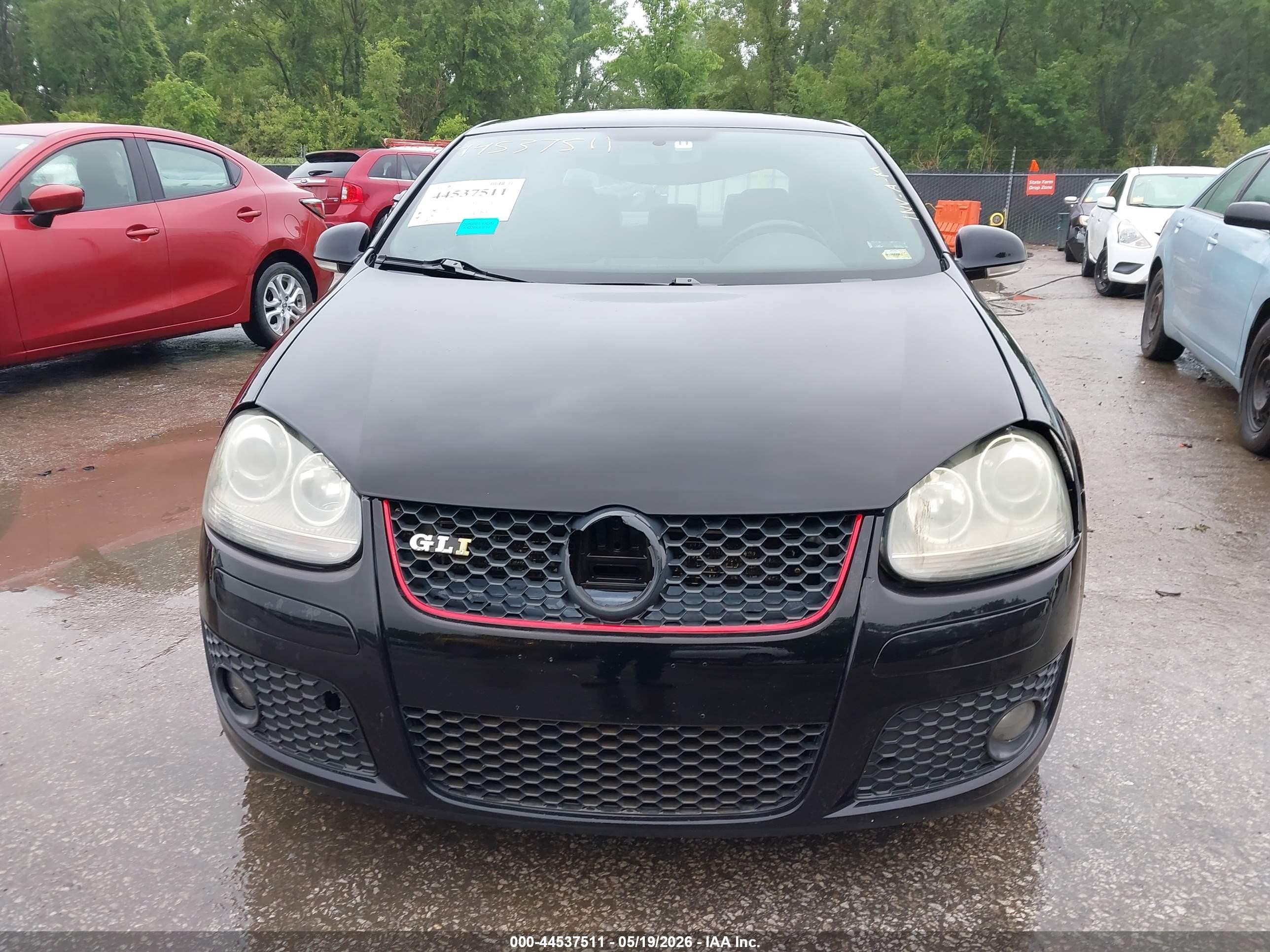 2009 Volkswagen Gli   Black vin: 3VWBJ71K29M076762