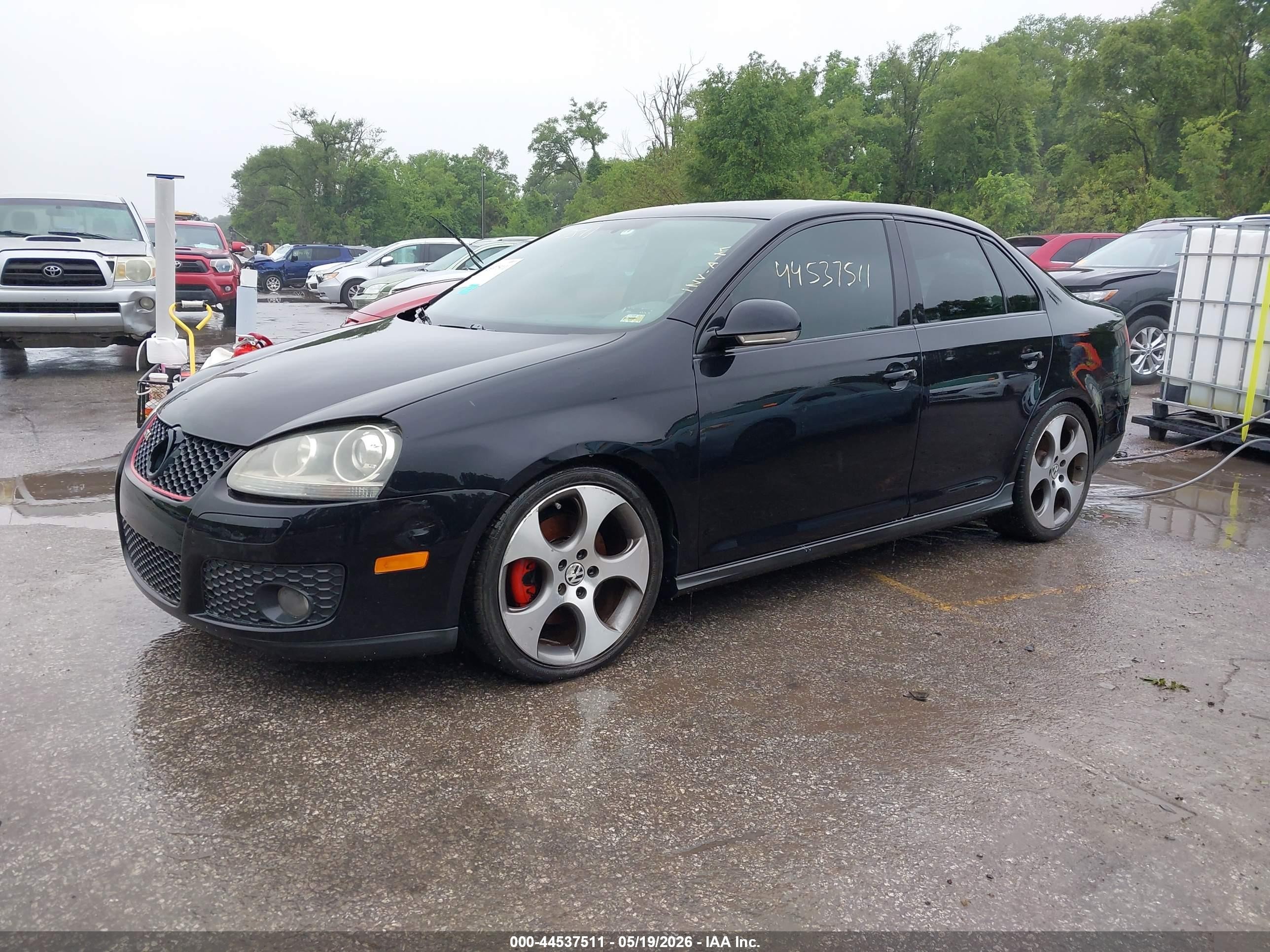 2009 Volkswagen Gli   Black vin: 3VWBJ71K29M076762