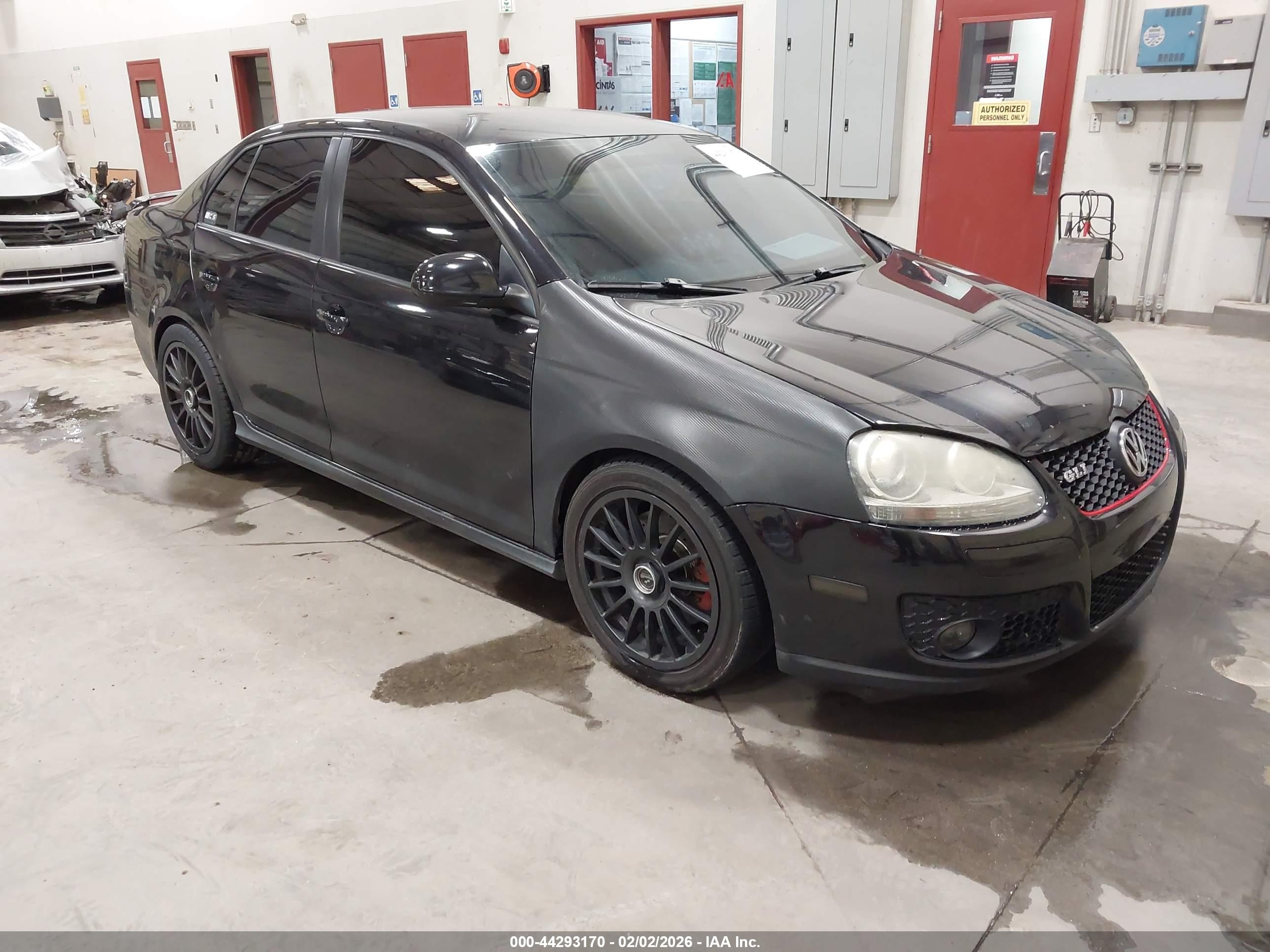 2009 Volkswagen Gli   Black vin: 3VWBJ71K59M146304