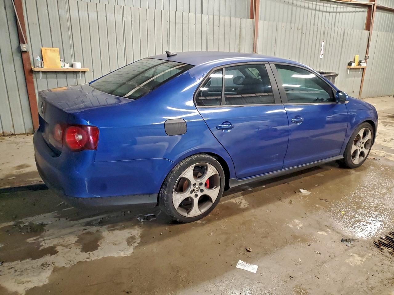 2008 Volkswagen Gli Синий vin: 3VWBJ71K98M021935