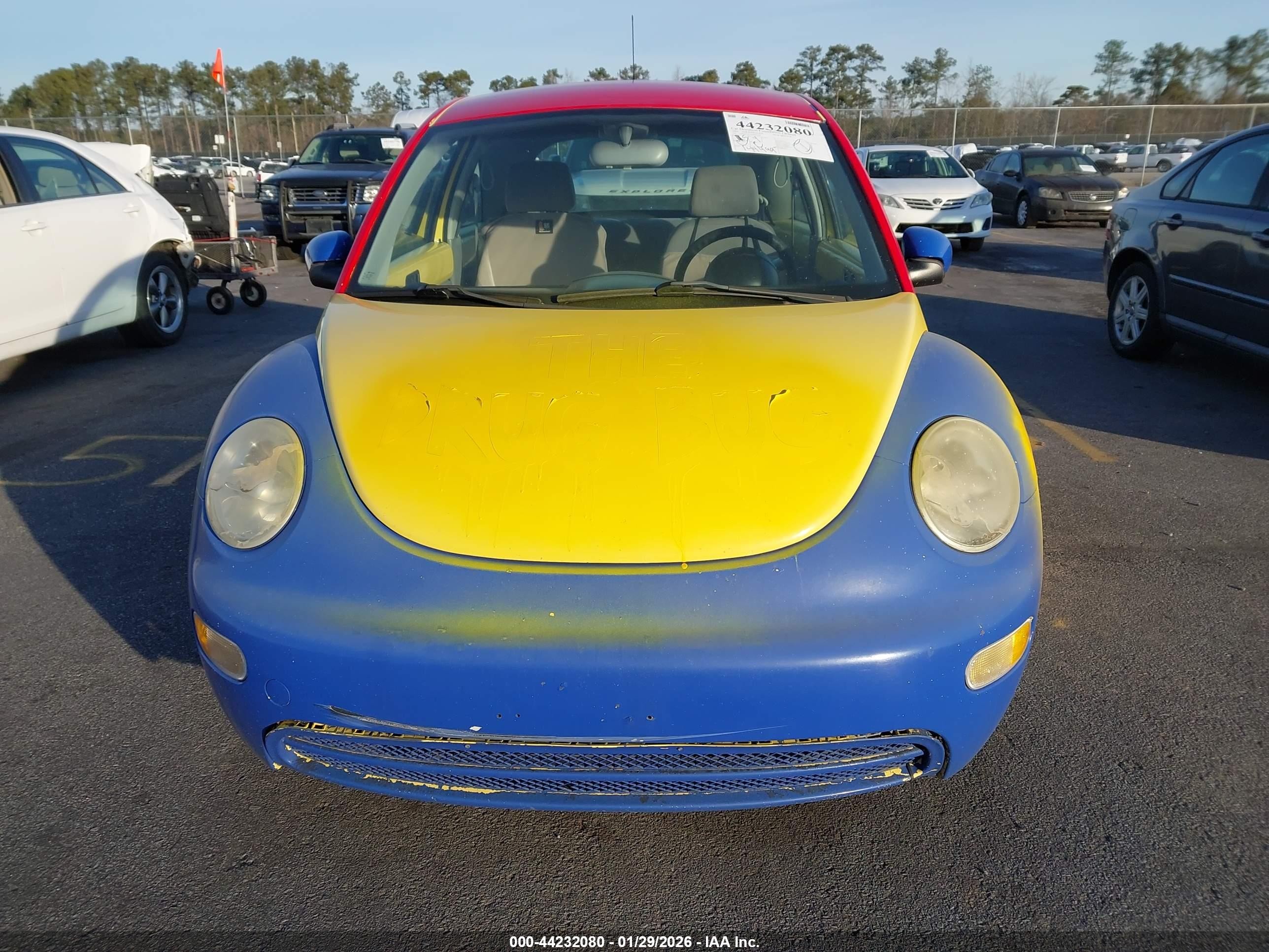 2004 Volkswagen New Beetle Gl Yellow vin: 3VWBK21C64M401298