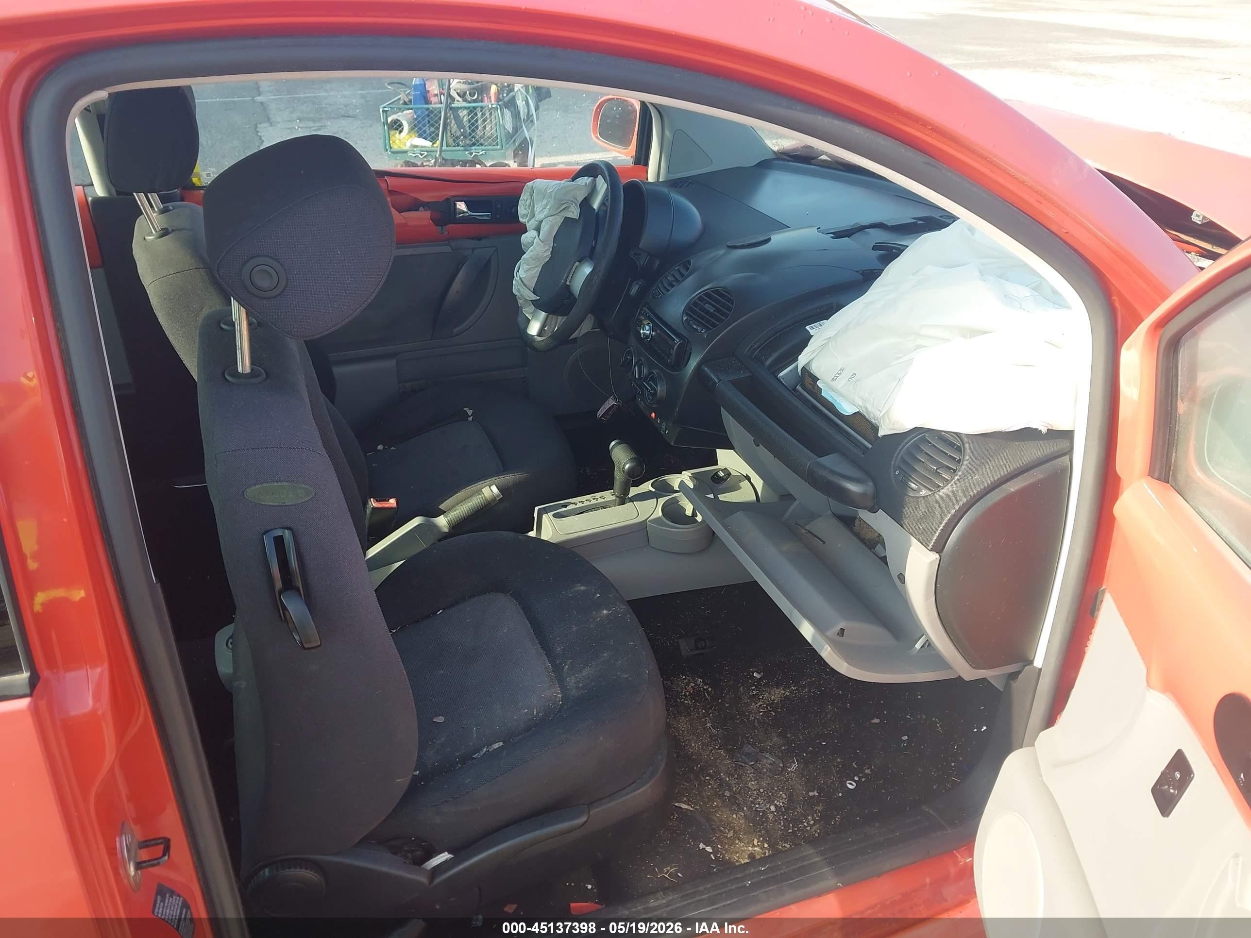 2003 Volkswagen New Beetle Gl Orange vin: 3VWBK21CX3M443813