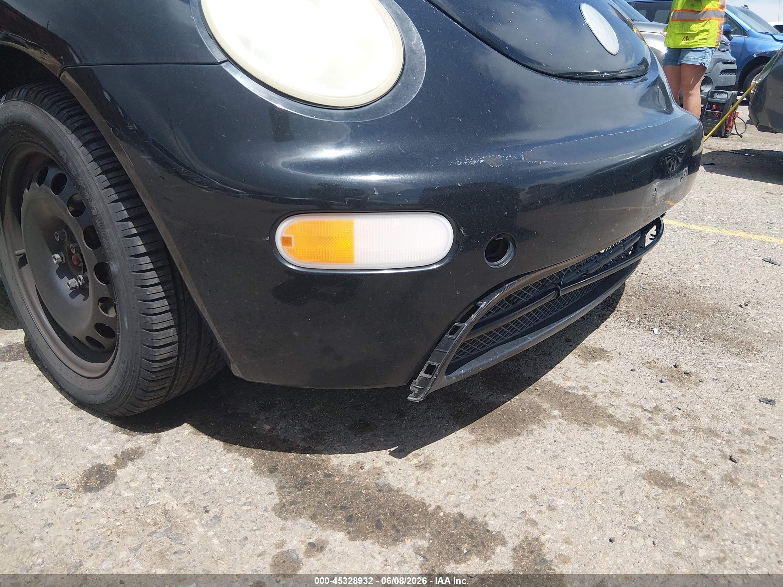 2005 Volkswagen New Beetle Gl Black vin: 3VWBK31C45M416485