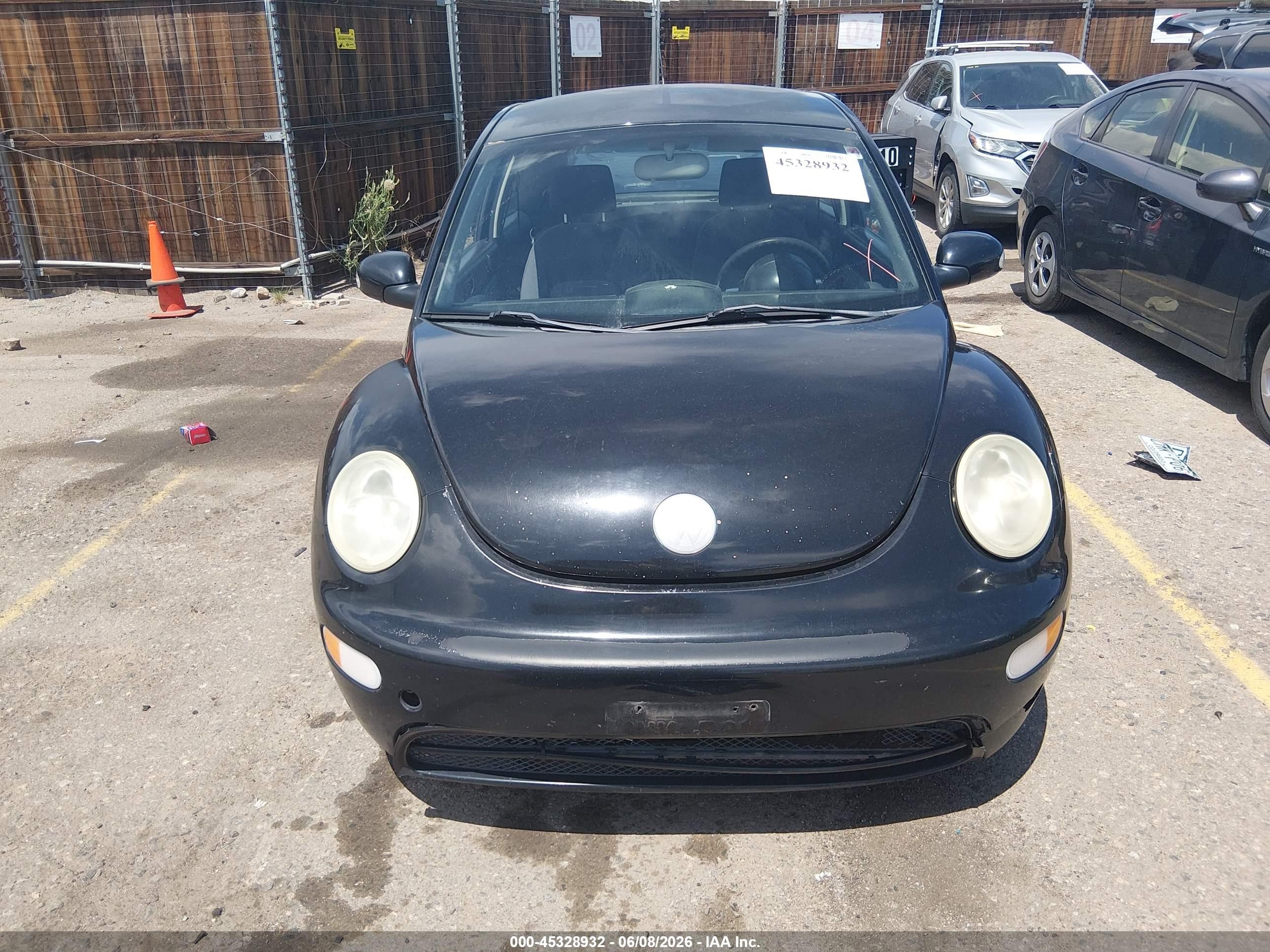 2005 Volkswagen New Beetle Gl Black vin: 3VWBK31C45M416485