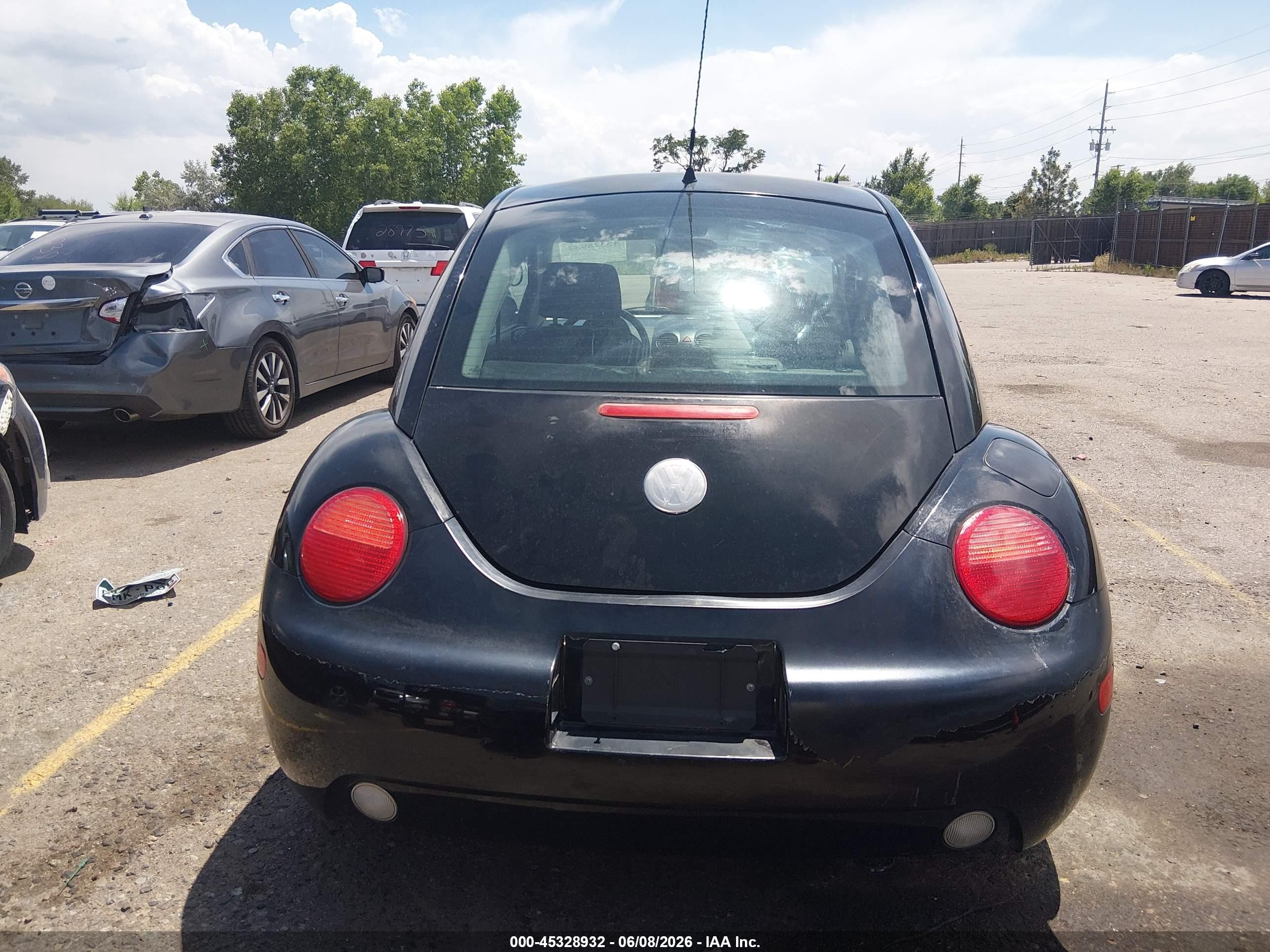 2005 Volkswagen New Beetle Gl Black vin: 3VWBK31C45M416485