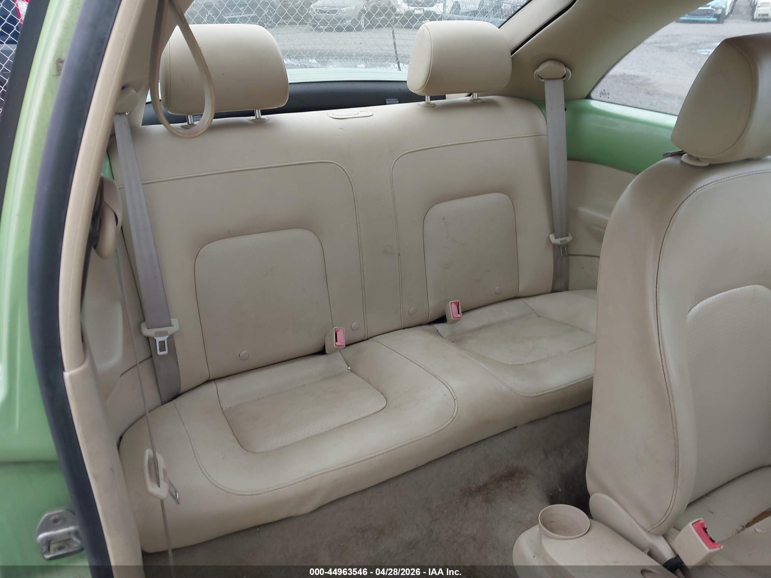 2005 Volkswagen New Beetle Gl Green vin: 3VWBK31C55M409903