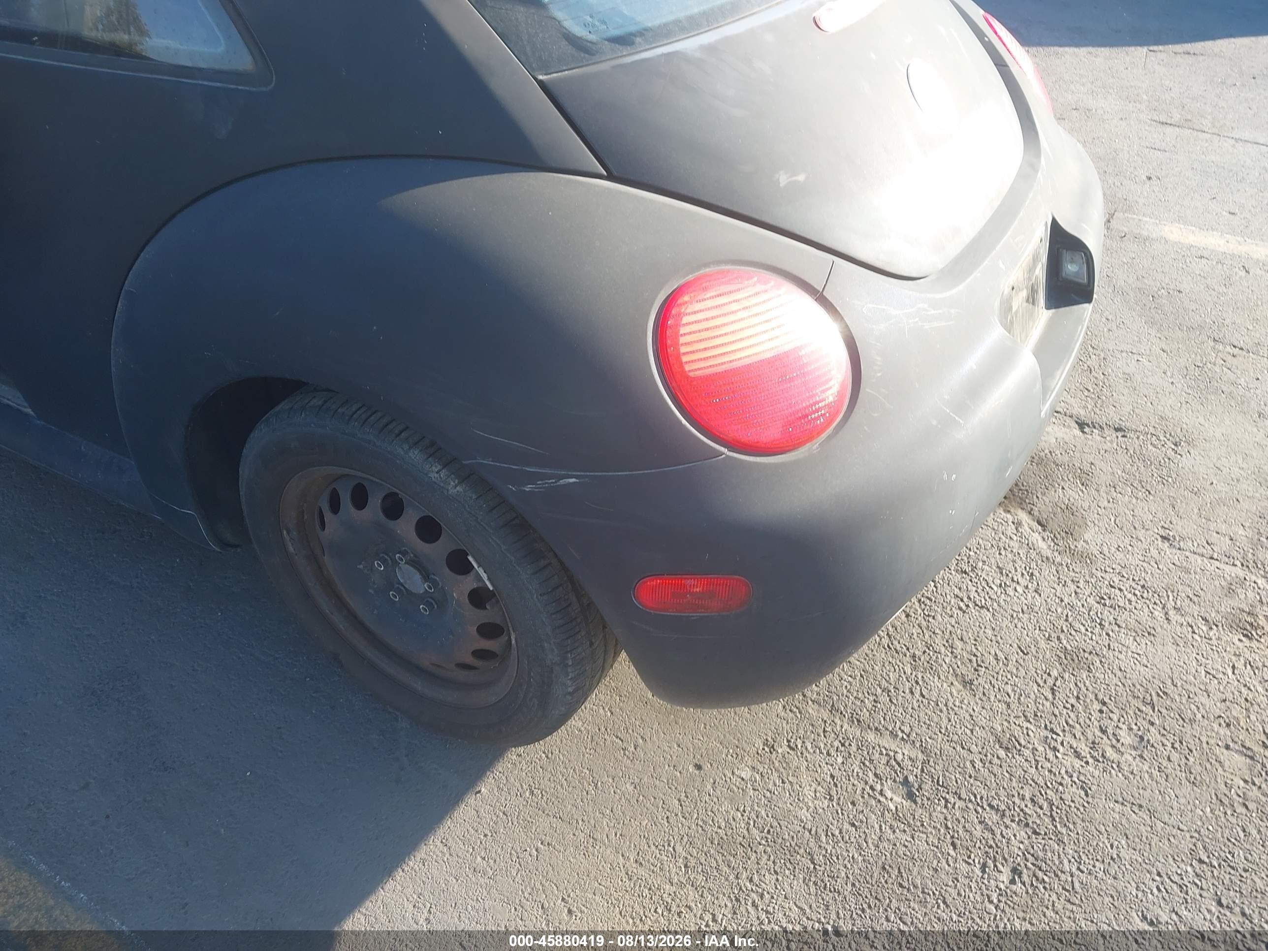 2005 Volkswagen New Beetle Gl Black vin: 3VWBK31C55M417905